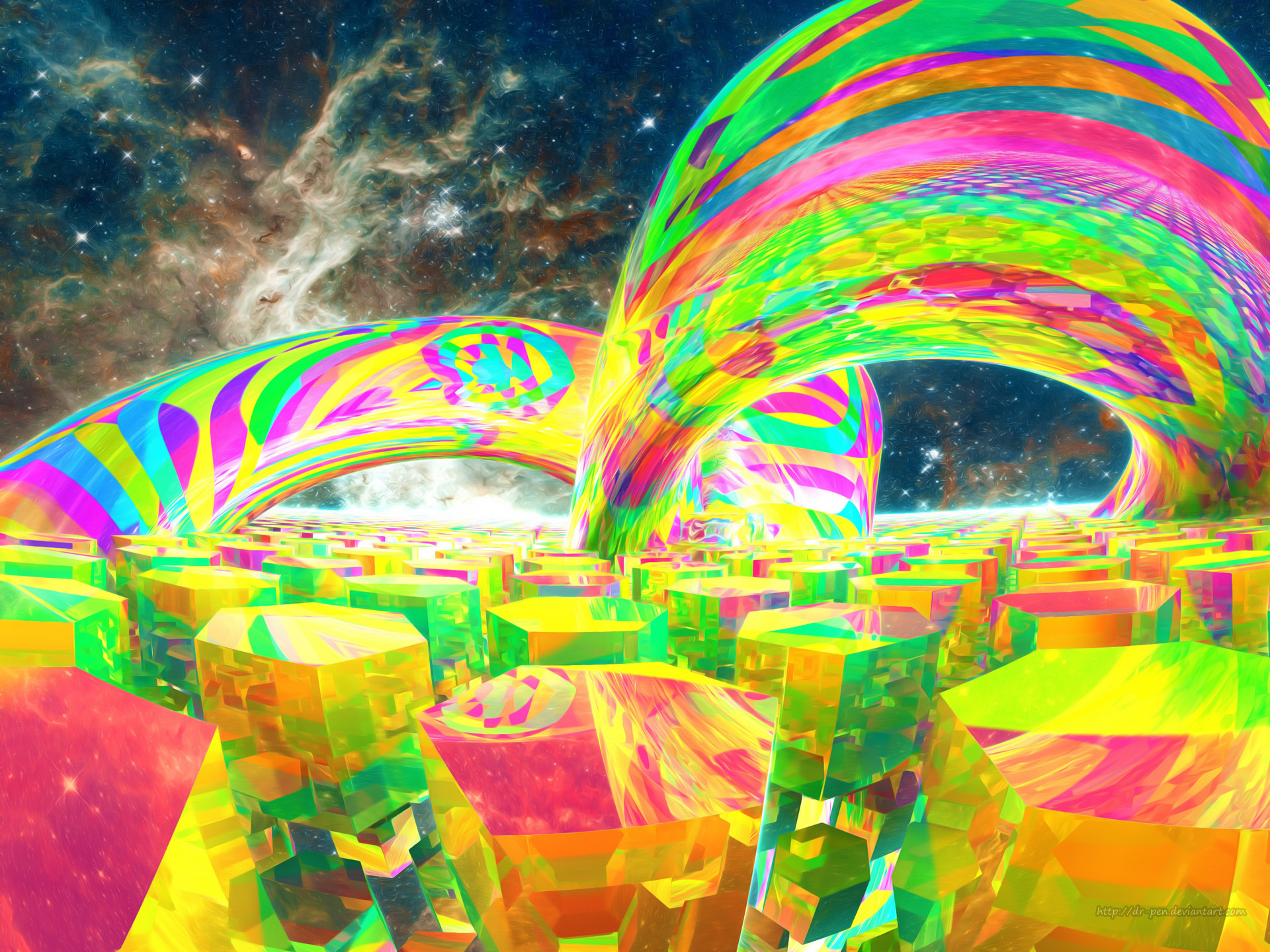 3d Abstract Artistic Cgi Colorful Colors Digital Art Fractal Geometry Mandelbulb 3d Nebula Rainbow S 1920x1440