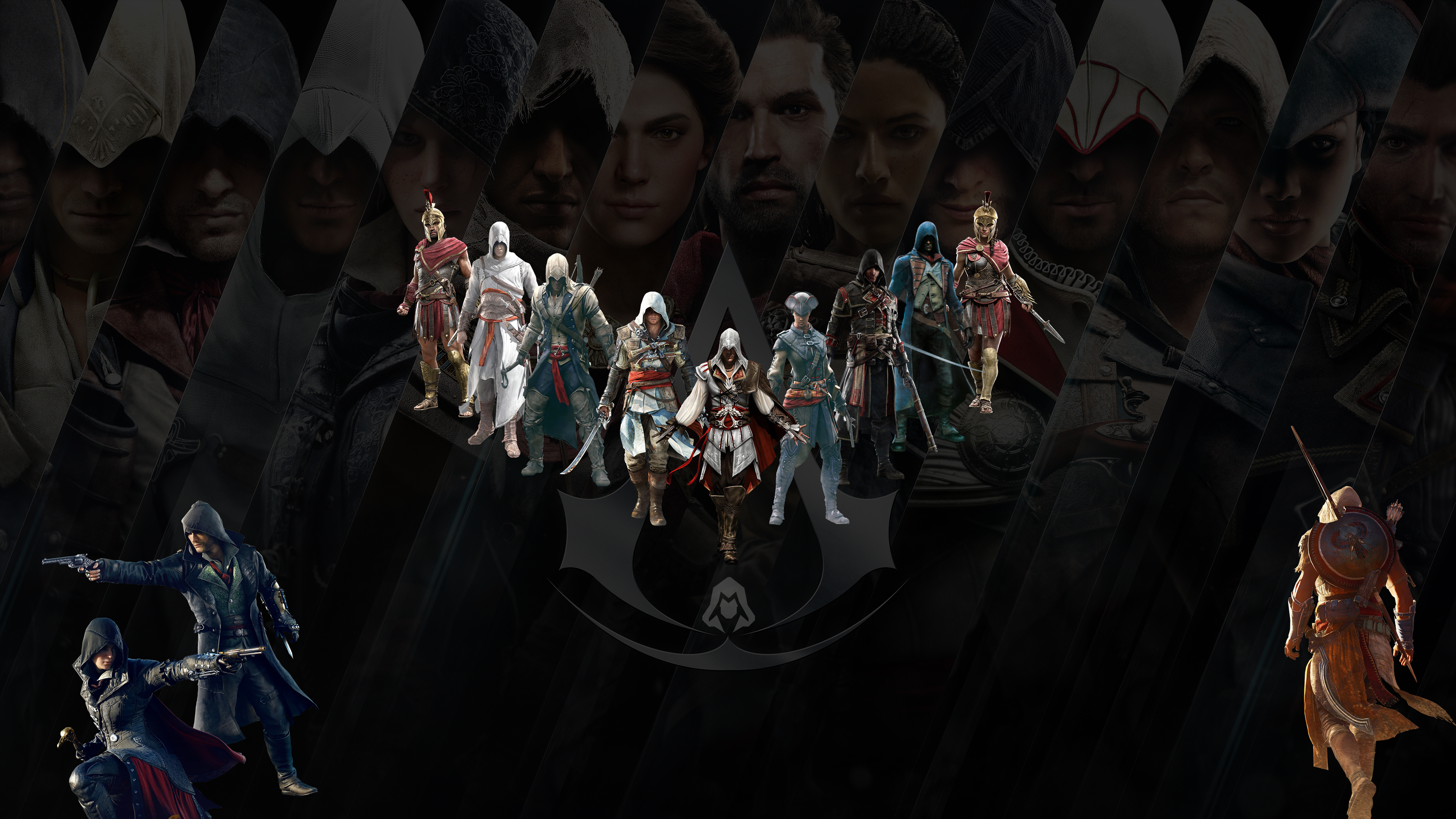 Assassins Creed Ezio Auditore Da Firenze Assassins Creed Origins Assassins Creed Revelations 3840x2160