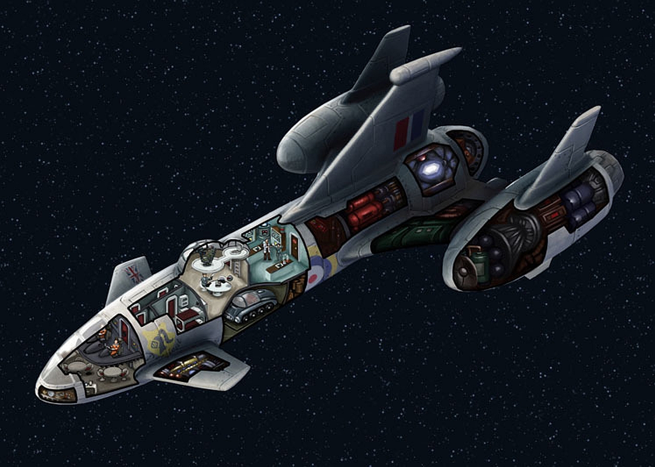 Sci Fi Spaceship 1280x913