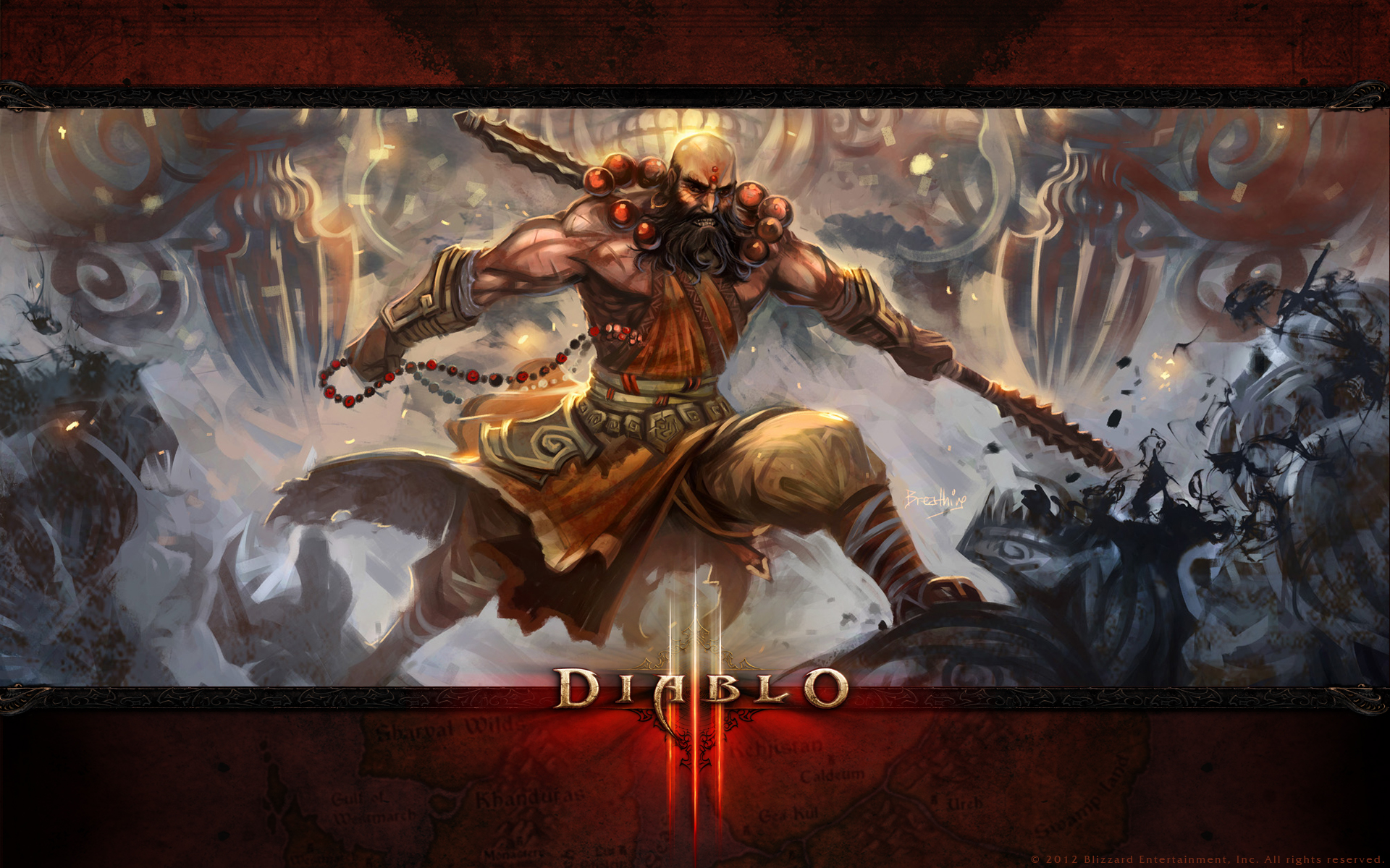 Diablo Iii Monk Diablo Iii Video Game 1920x1200
