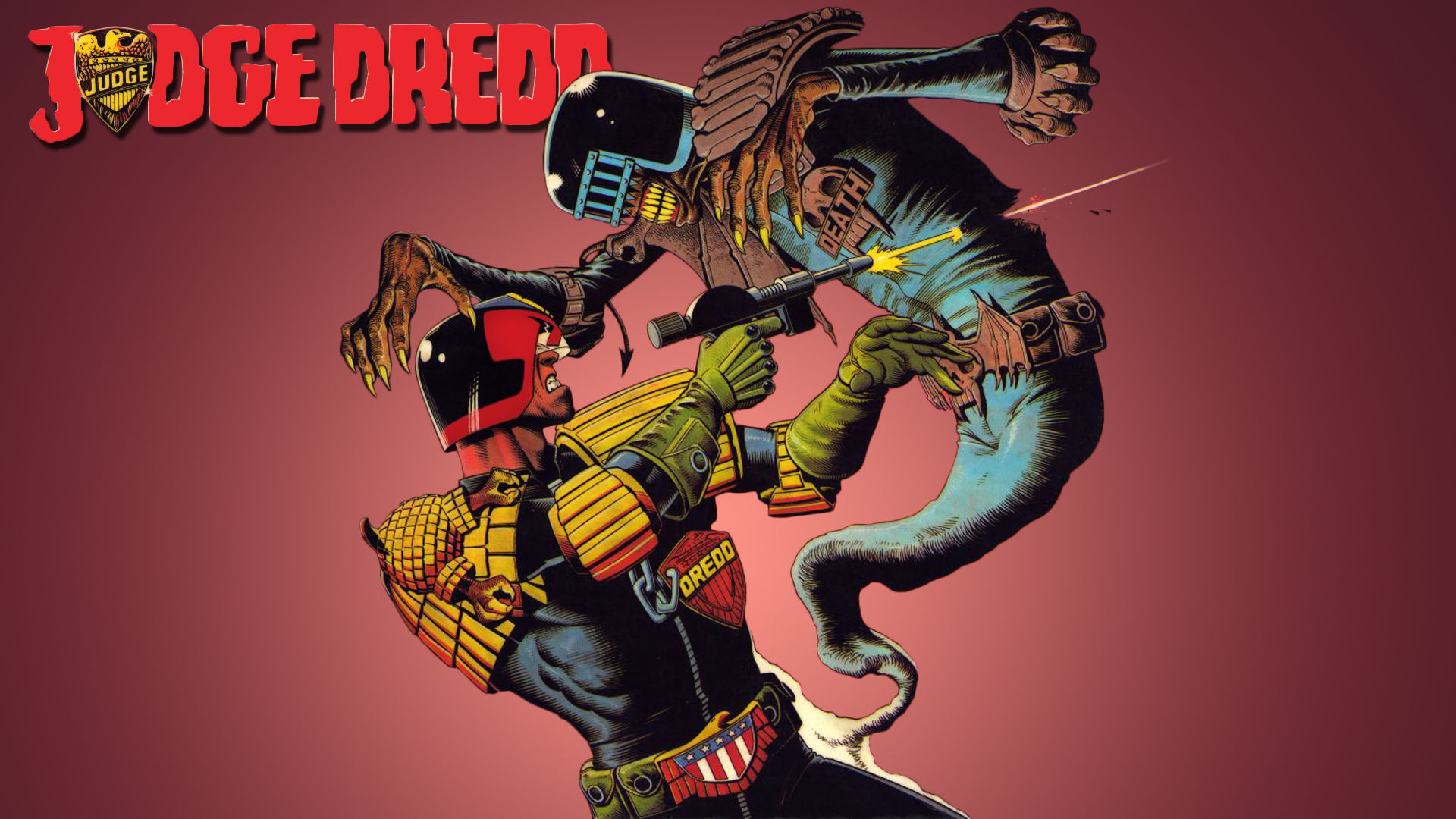 Comics Judge Dredd 1920x1080