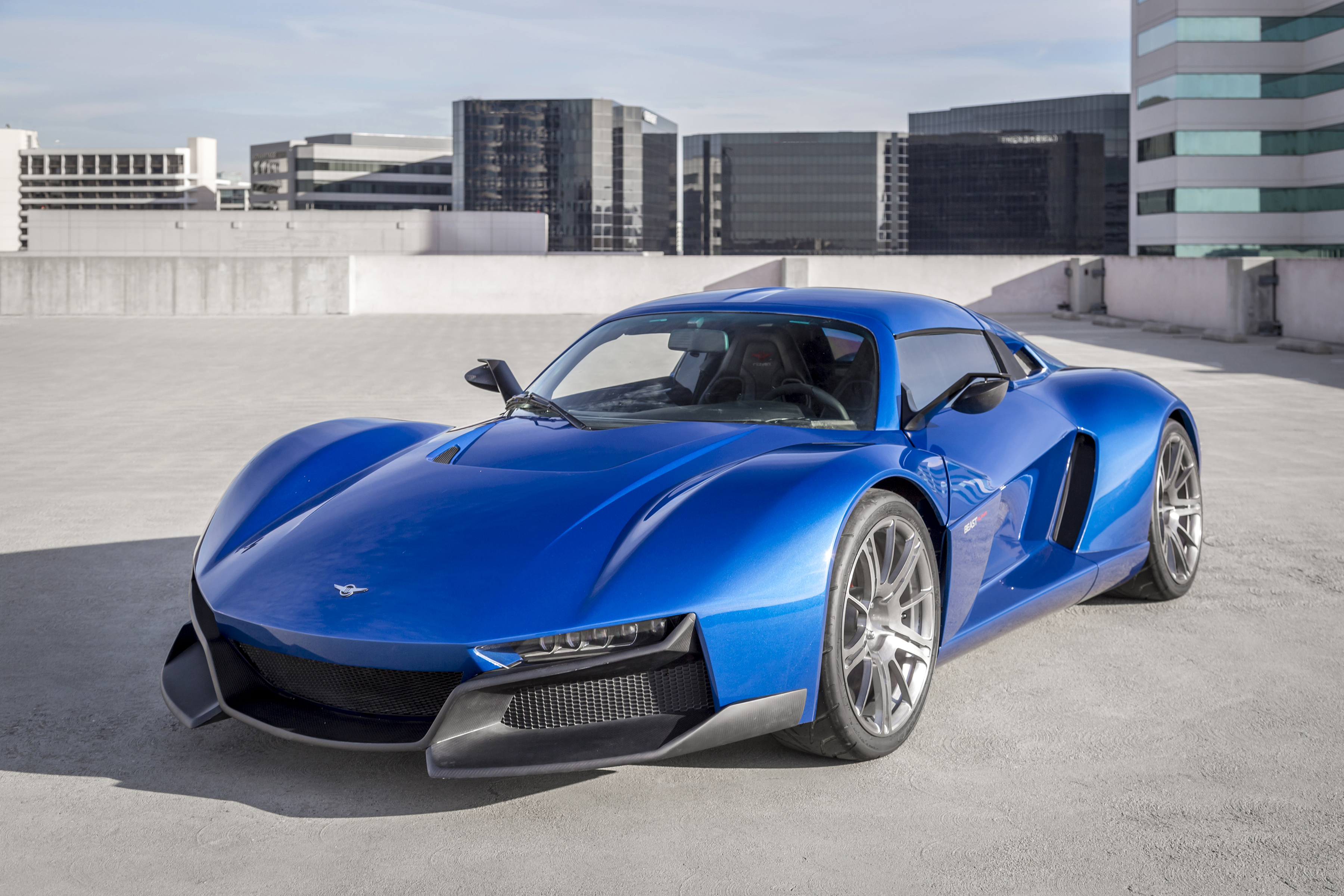 Blue Car Car Rezvani Rezvani Beast Alpha Sport Car Supercar Vehicle 3600x2400