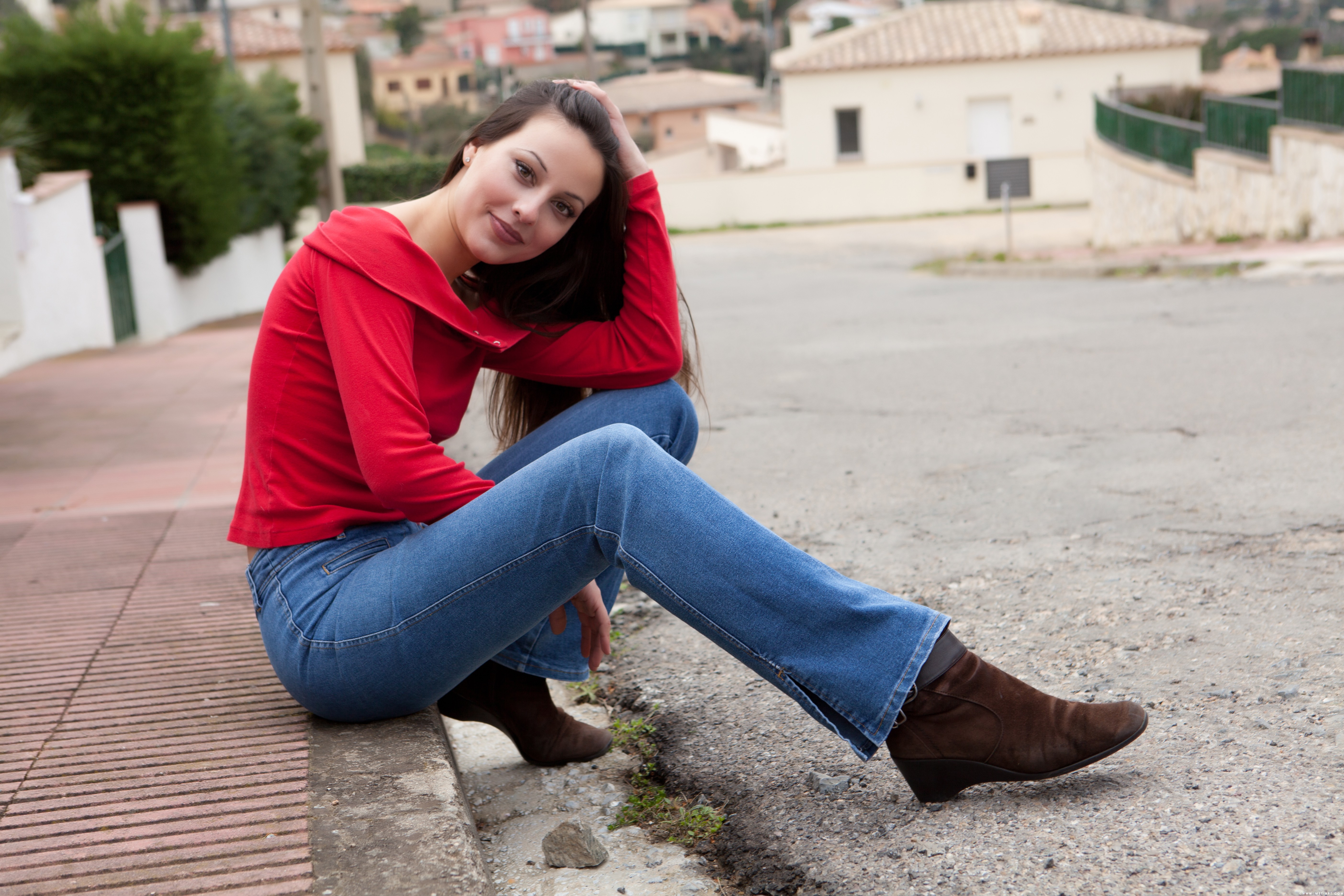 Jeans Lorena Garcia Model Spanish 5616x3744