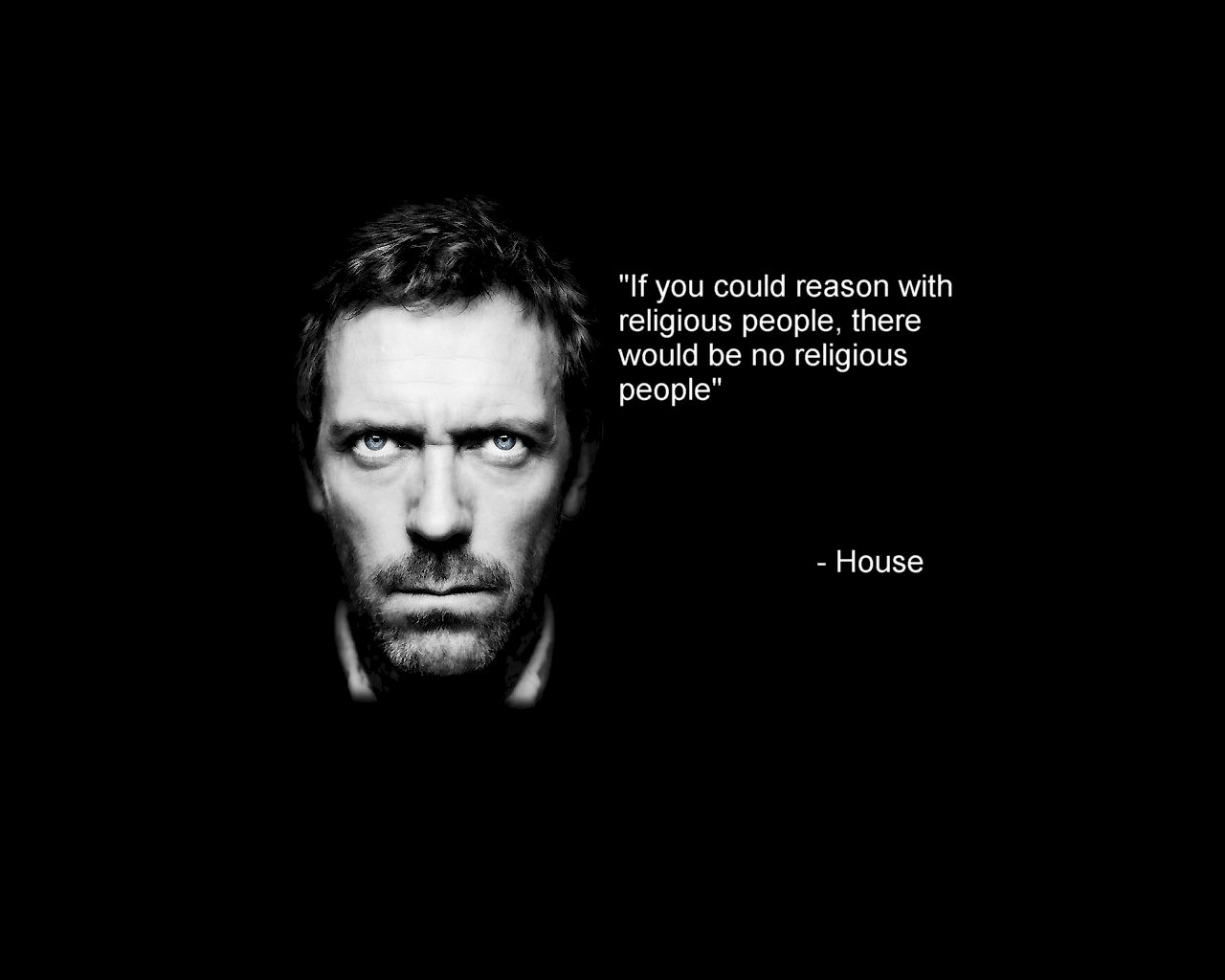 Gregory House Hugh Laurie 1280x1024