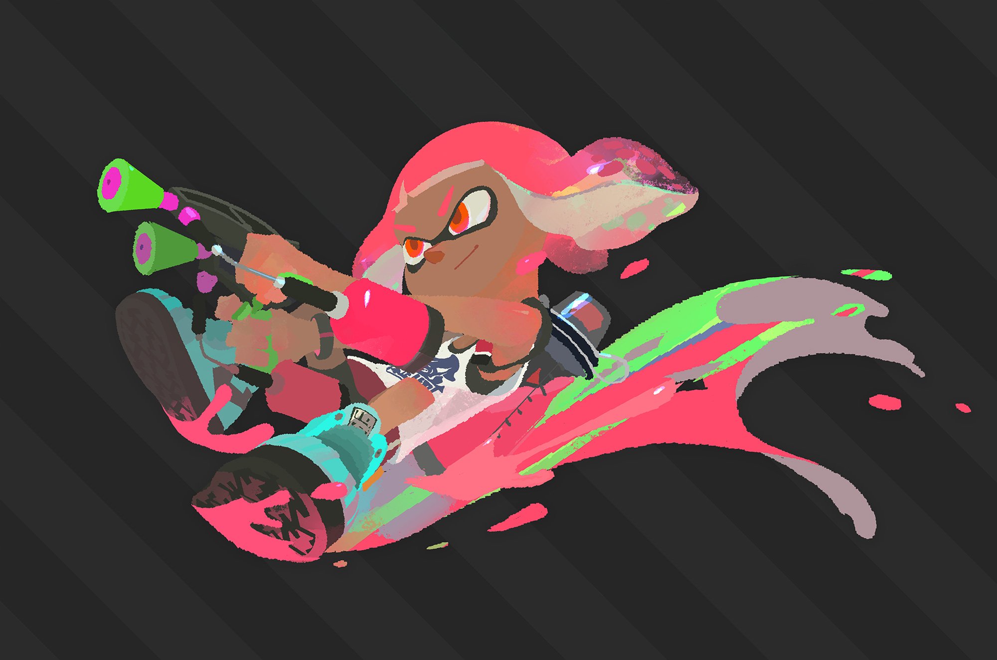 Inkling Splatoon 2000x1324