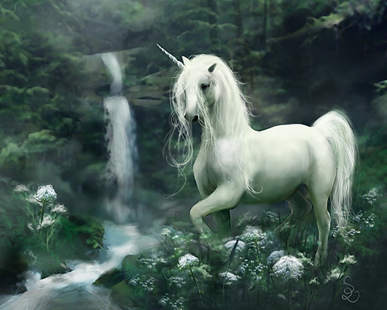 Fantasy Unicorn 1280x1024