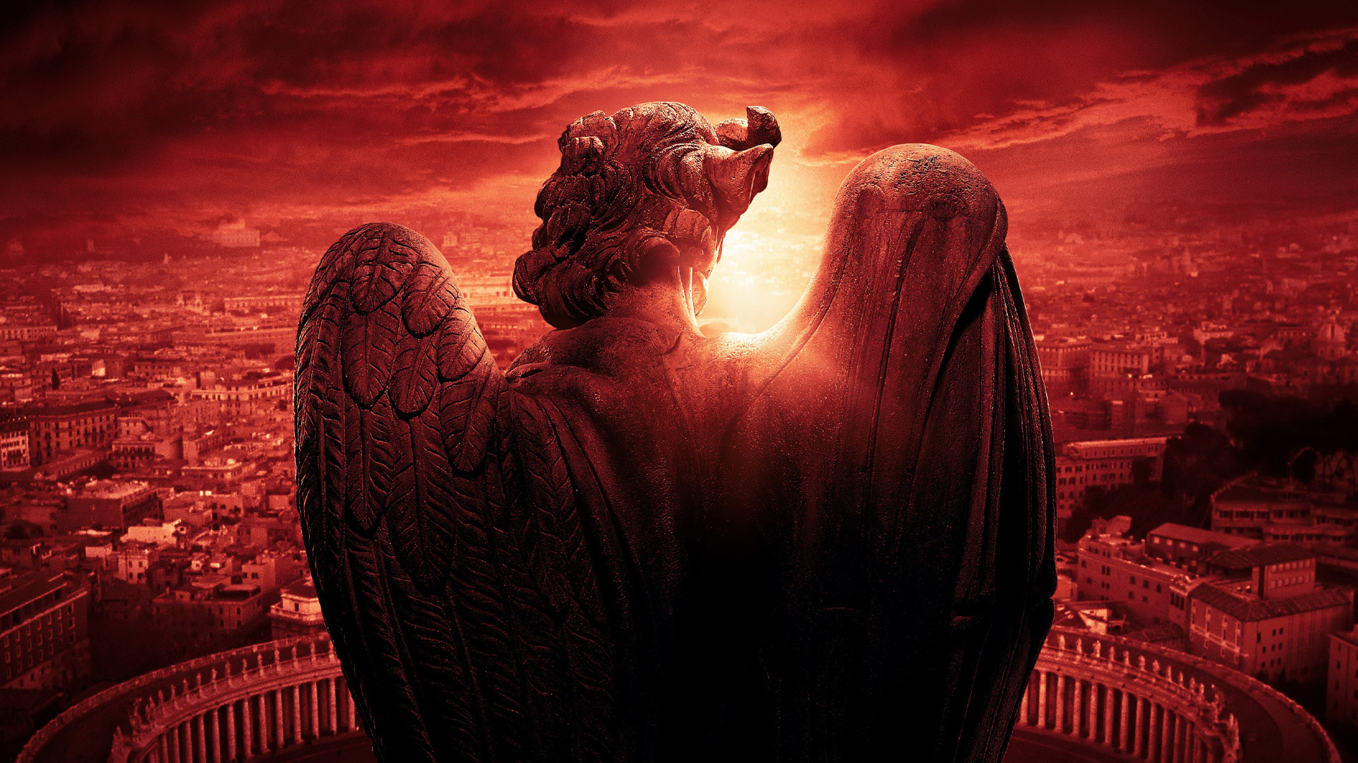 Angel Angel Statue Angels And Demons Movie Demon 1920x1080