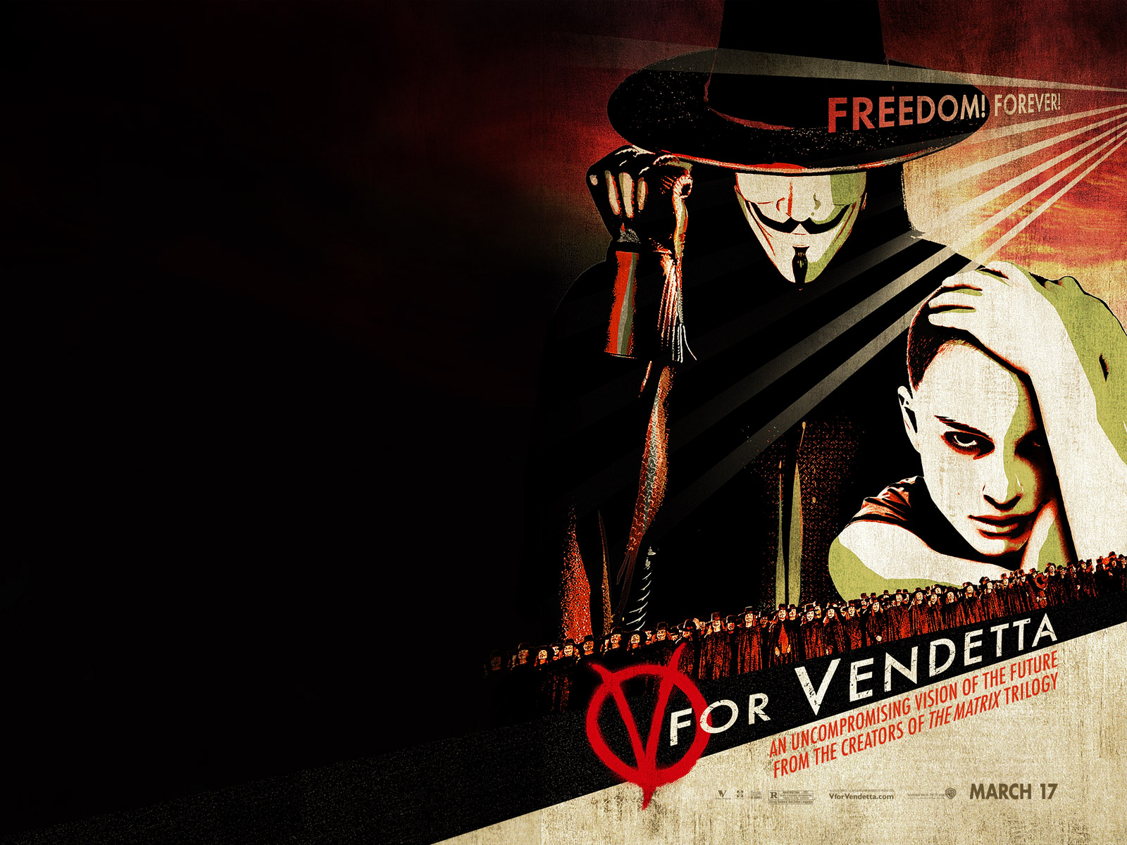 V For Vendetta 1600x1200
