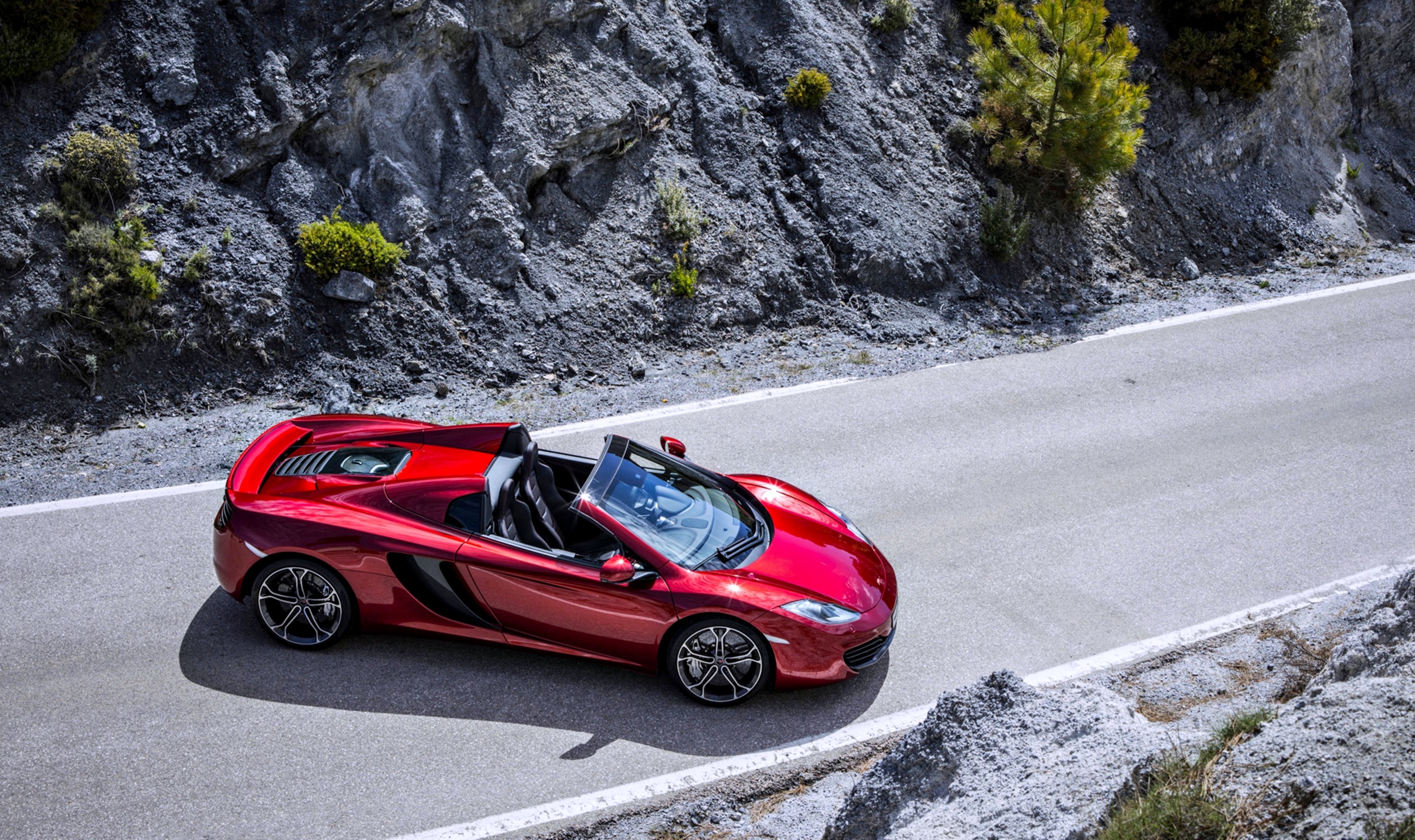 Car Mclaren Mclaren 12c Mclaren Mp4 12c Mclaren Mp4 12c Spider Red Car Supercar Vehicle 3840x2280