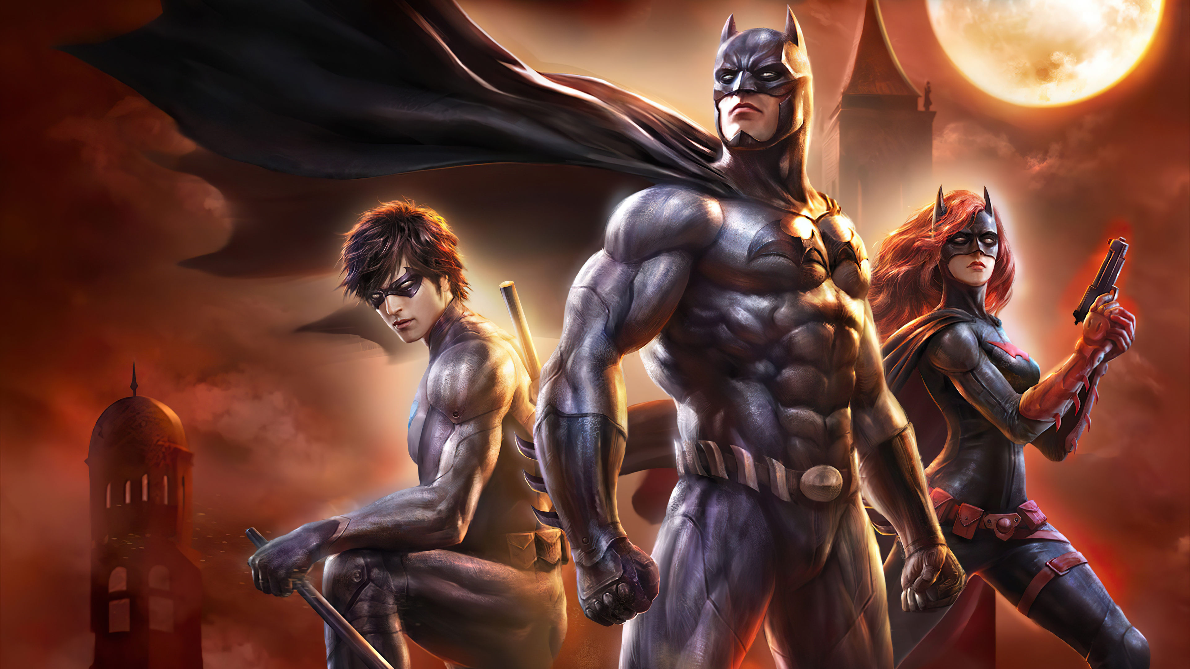 Batman Batwoman Dc Comics Nightwing 3840x2160