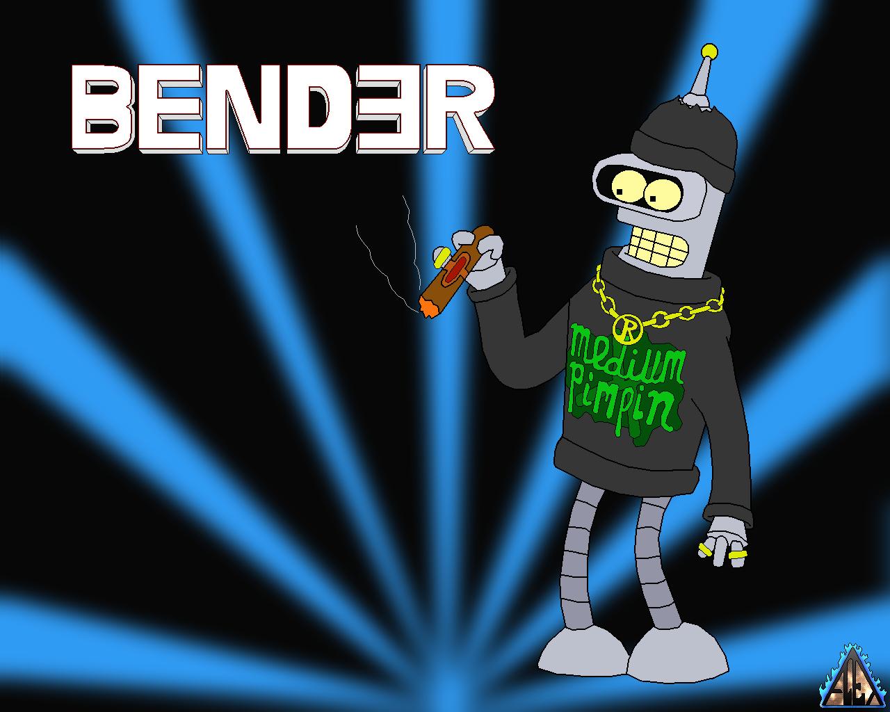 Bender Futurama Futurama 1280x1024