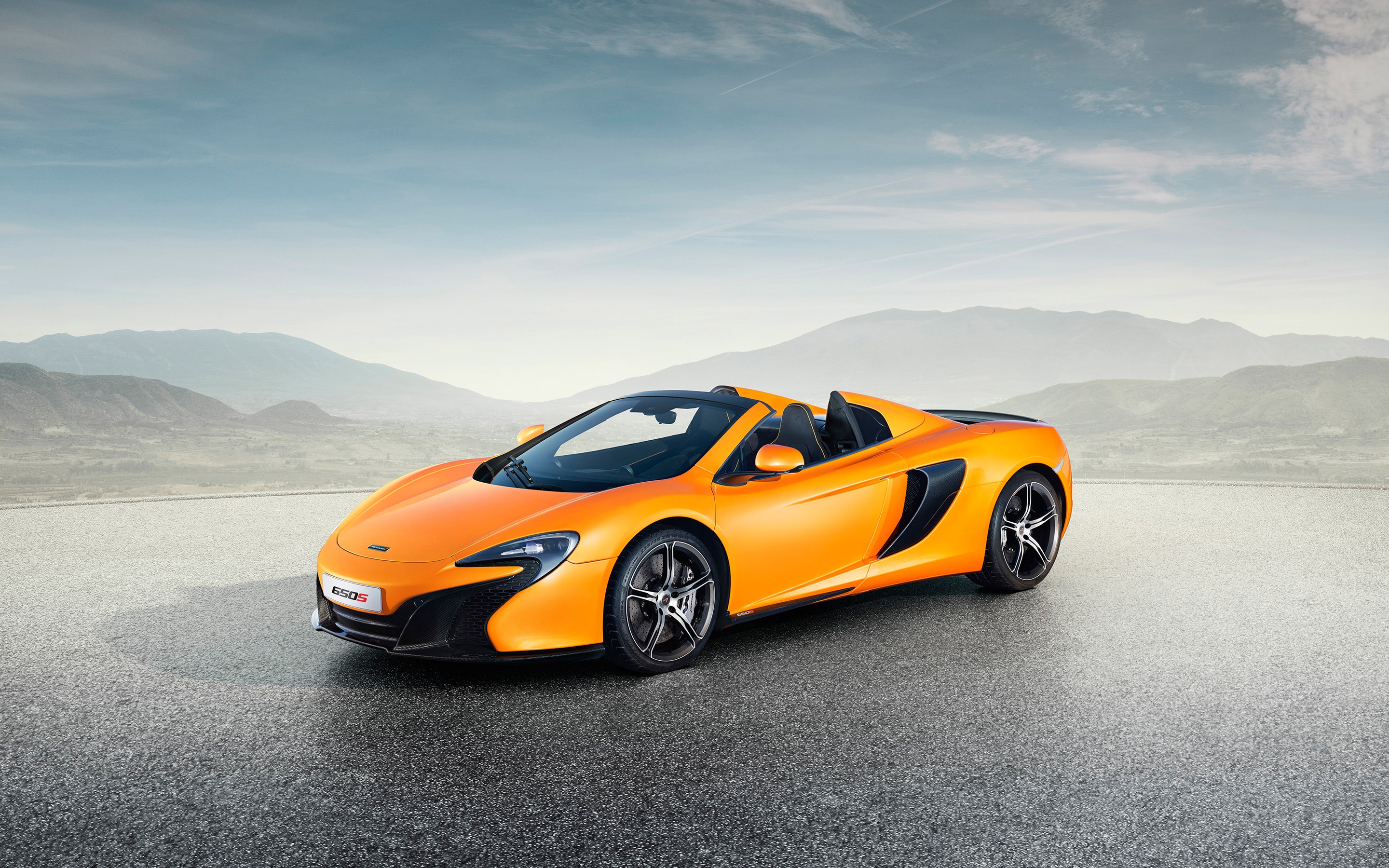 Car Mclaren Mclaren 650s Mclaren 650s Spider Orange Car Supercar Vehicle 2880x1800