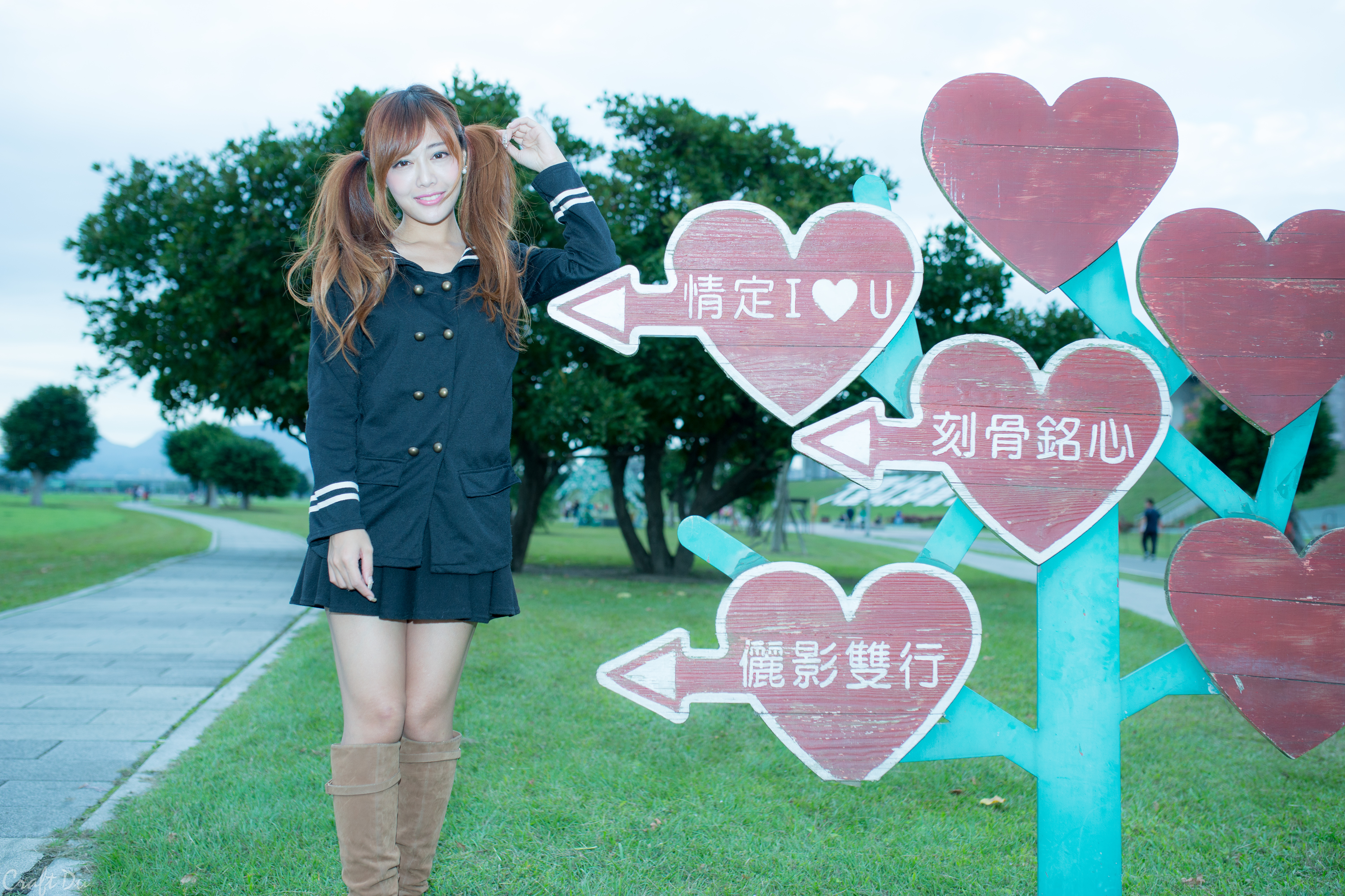 Asian Girl Heart Model Smile Taiwanese Xiao Xi 6000x4000