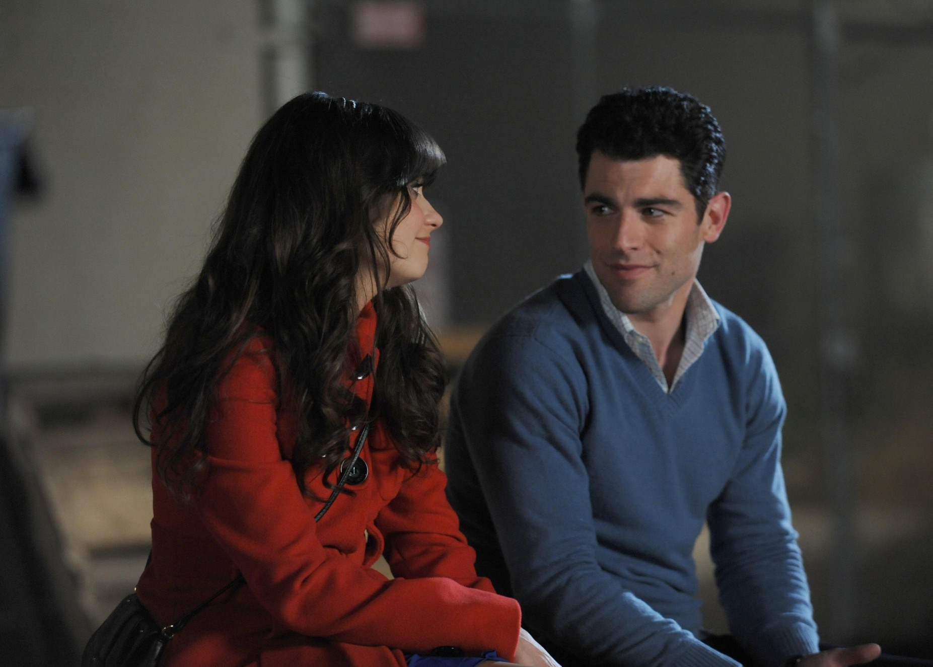 Jessica Day Max Greenfield Schmidt New Girl Zooey Deschanel 1853x1325