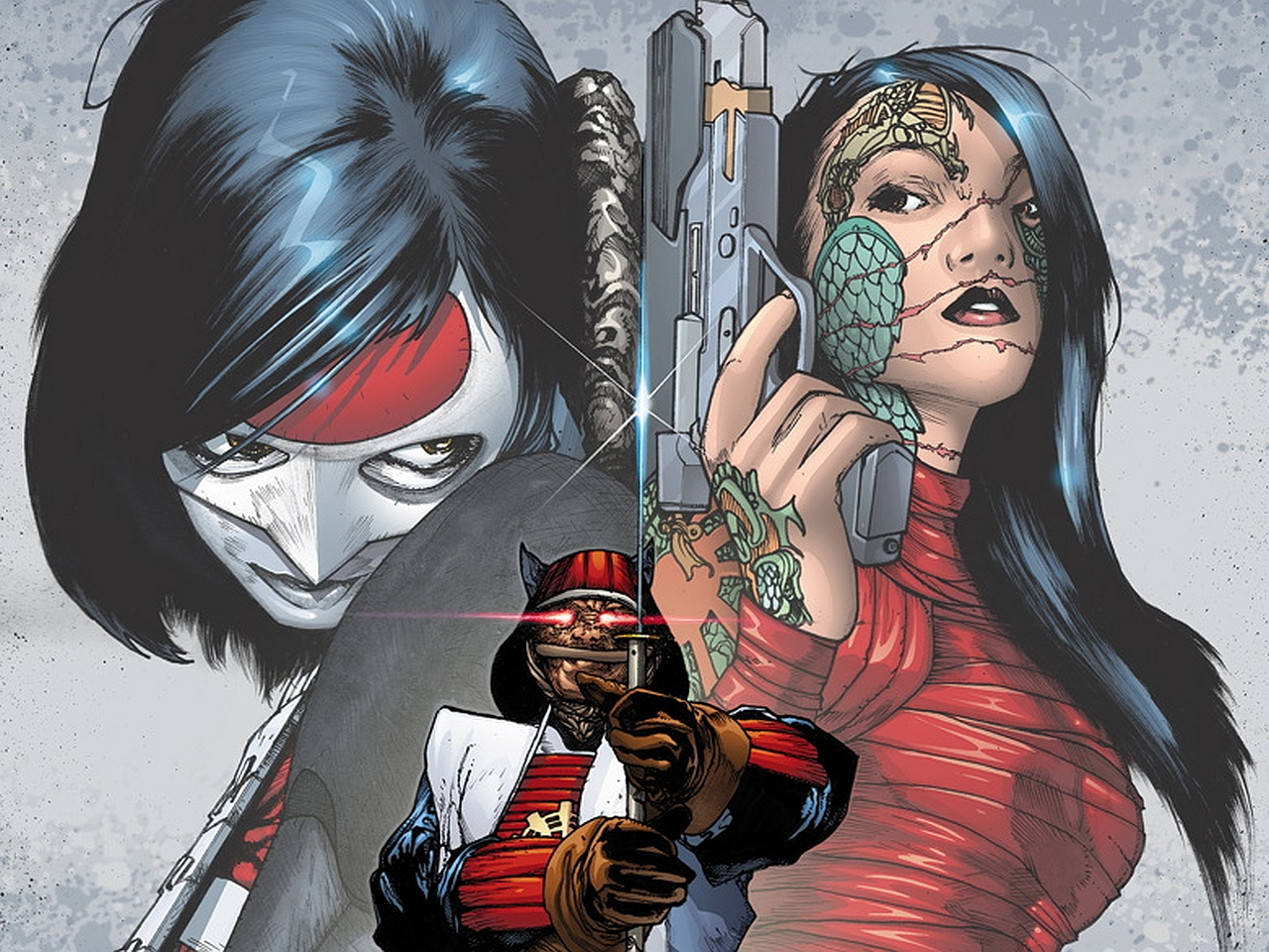 Katana Oracle Dc Comics 1280x960