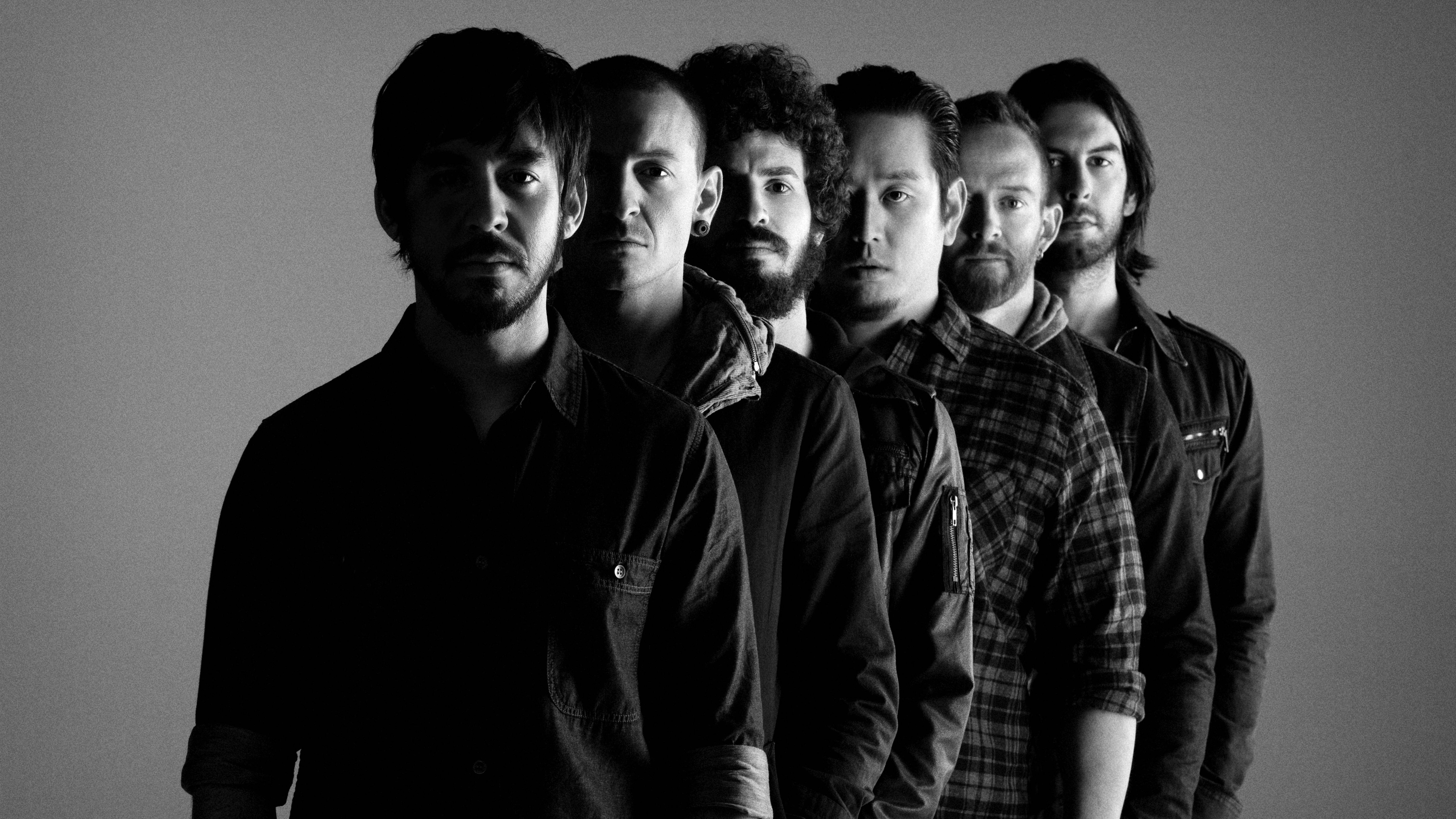 Black Amp White Linkin Park Rock Band 5120x2880