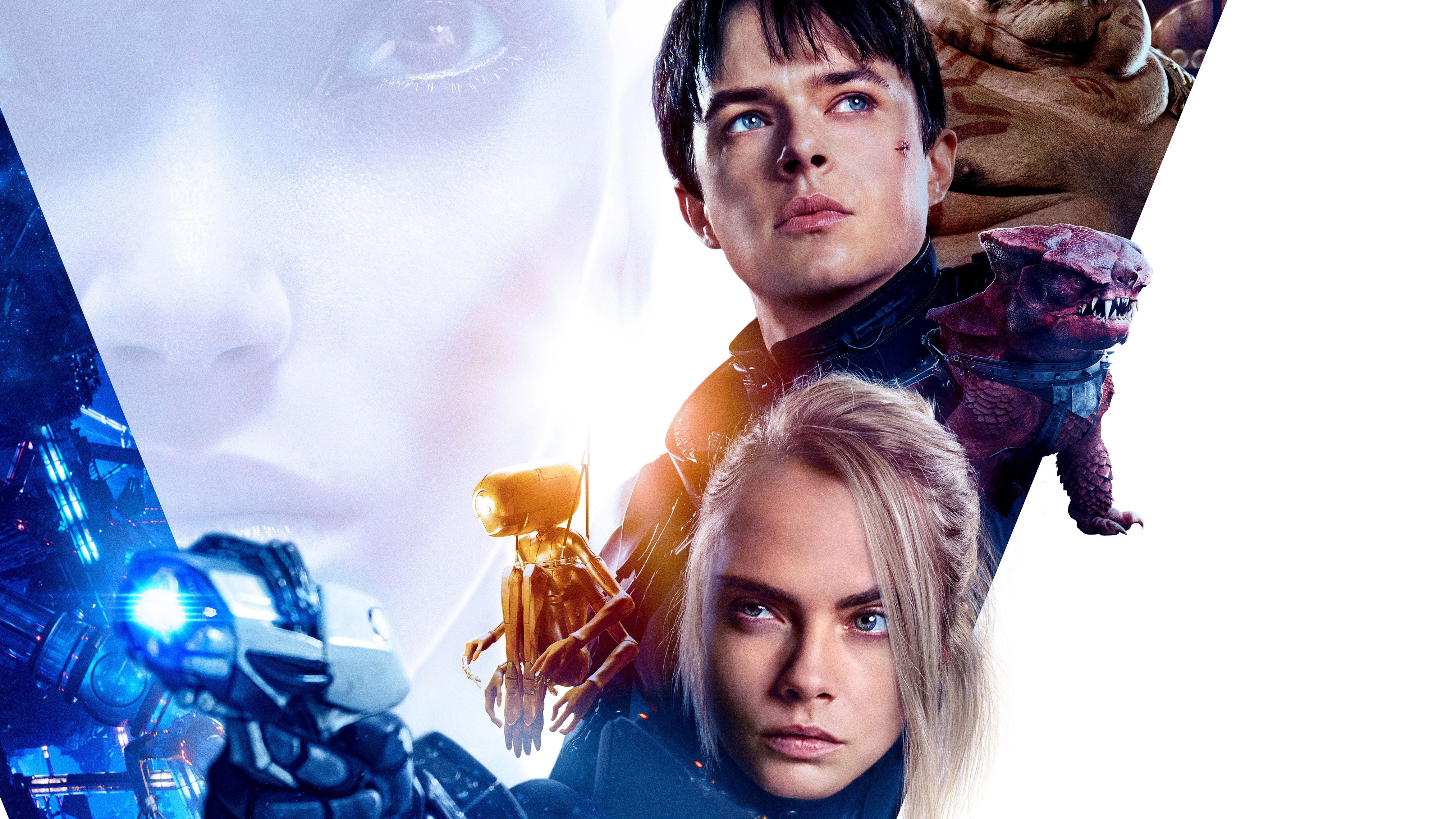 Cara Delevingne Dane Dehaan Valerian And The City Of A Thousand Planets 4050x2278
