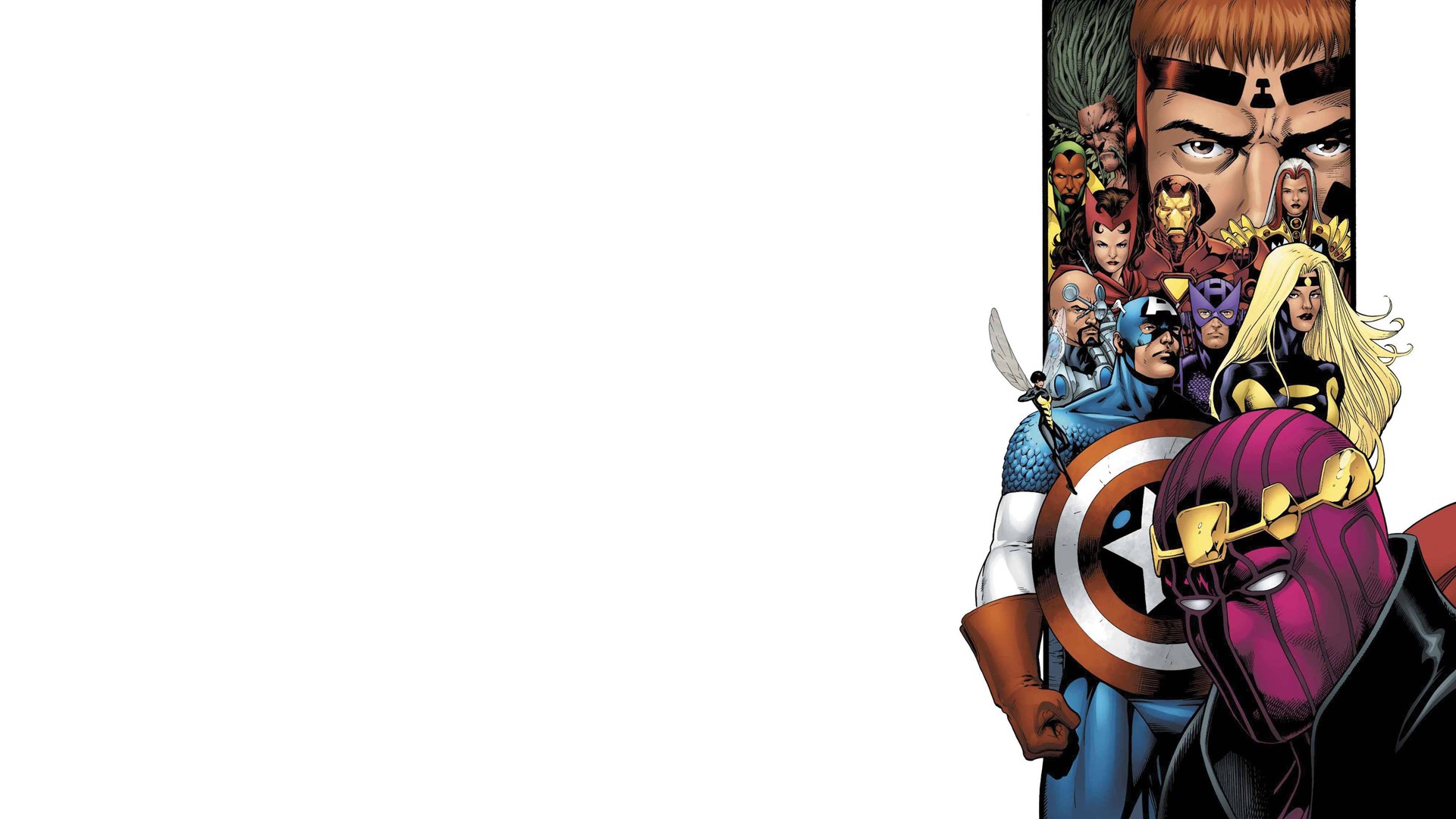 Captain America Hawkeye Iron Man Scarlet Witch 1920x1080