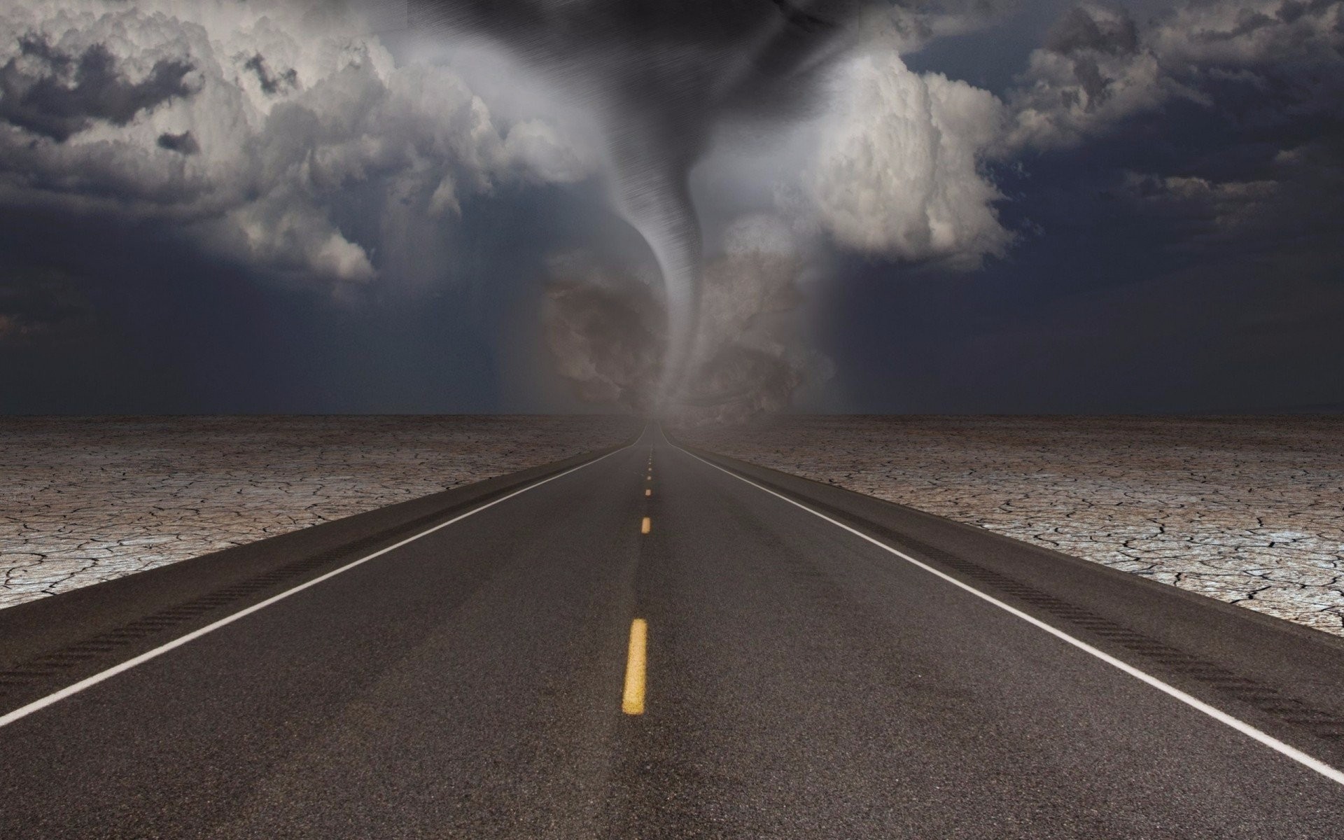 Earth Manipulation Road Tornado 1920x1200