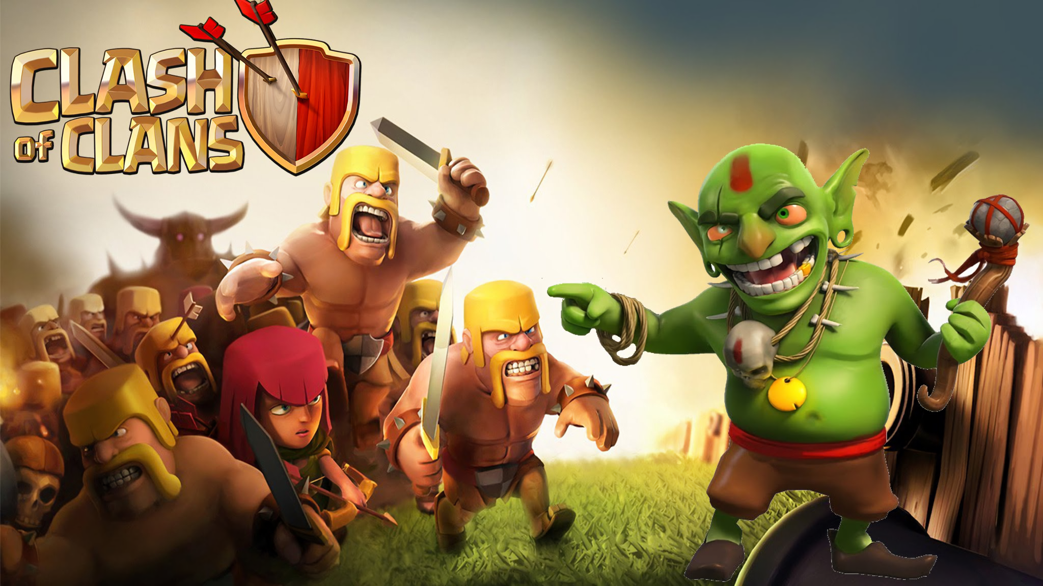 Video Game Clash Of Clans 2048x1152