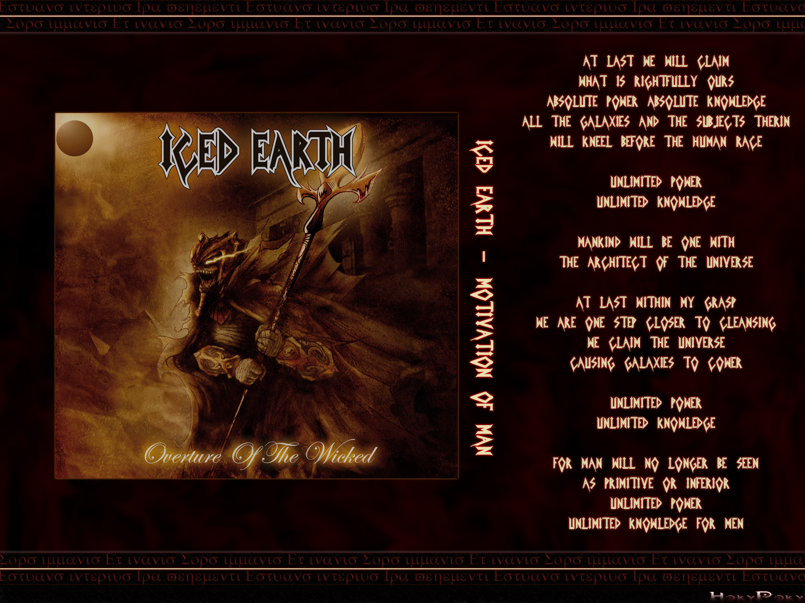 Iced Earth Metal Music 1600x1200