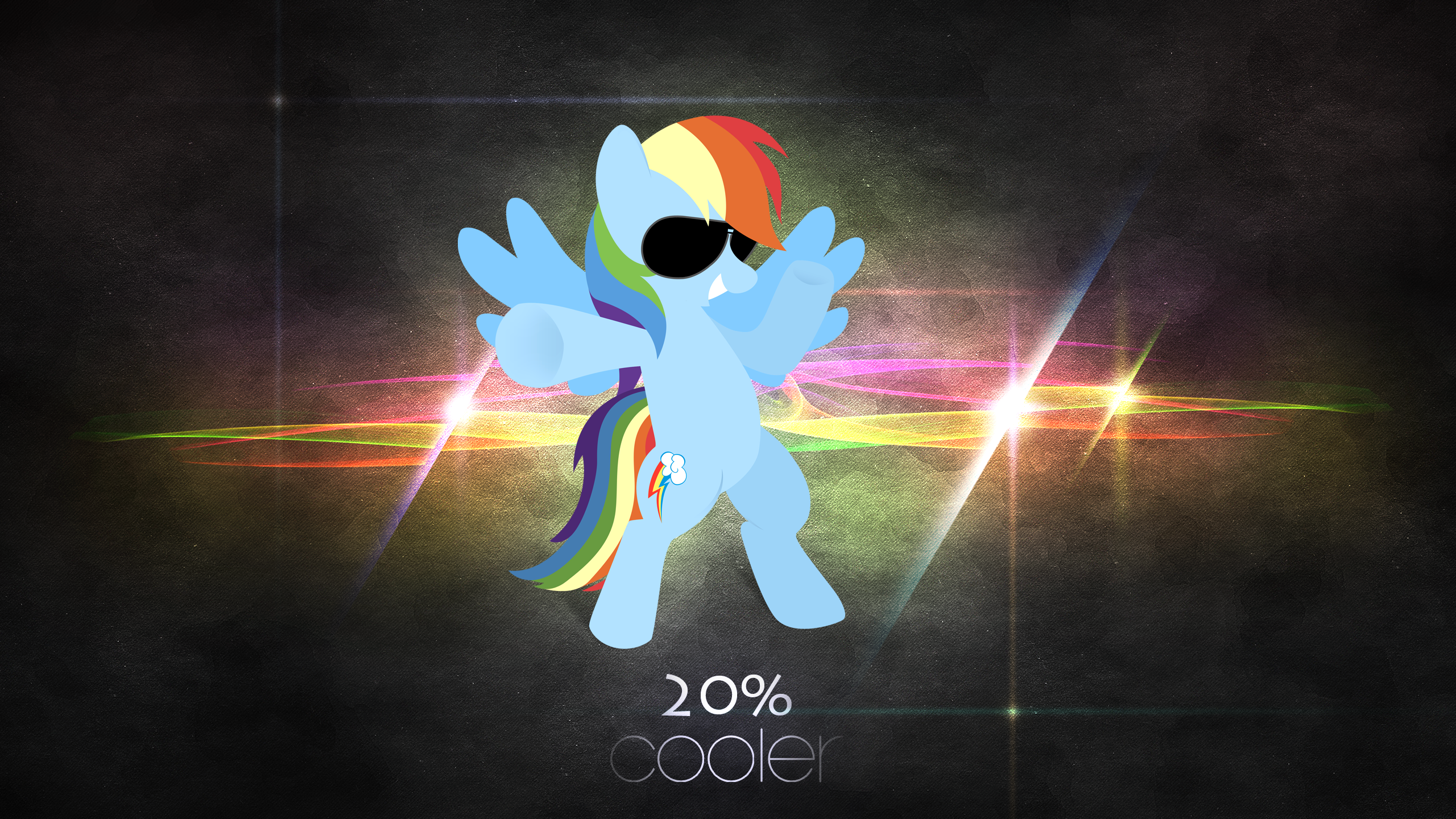 My Little Pony Rainbow Dash Vector 2560x1440