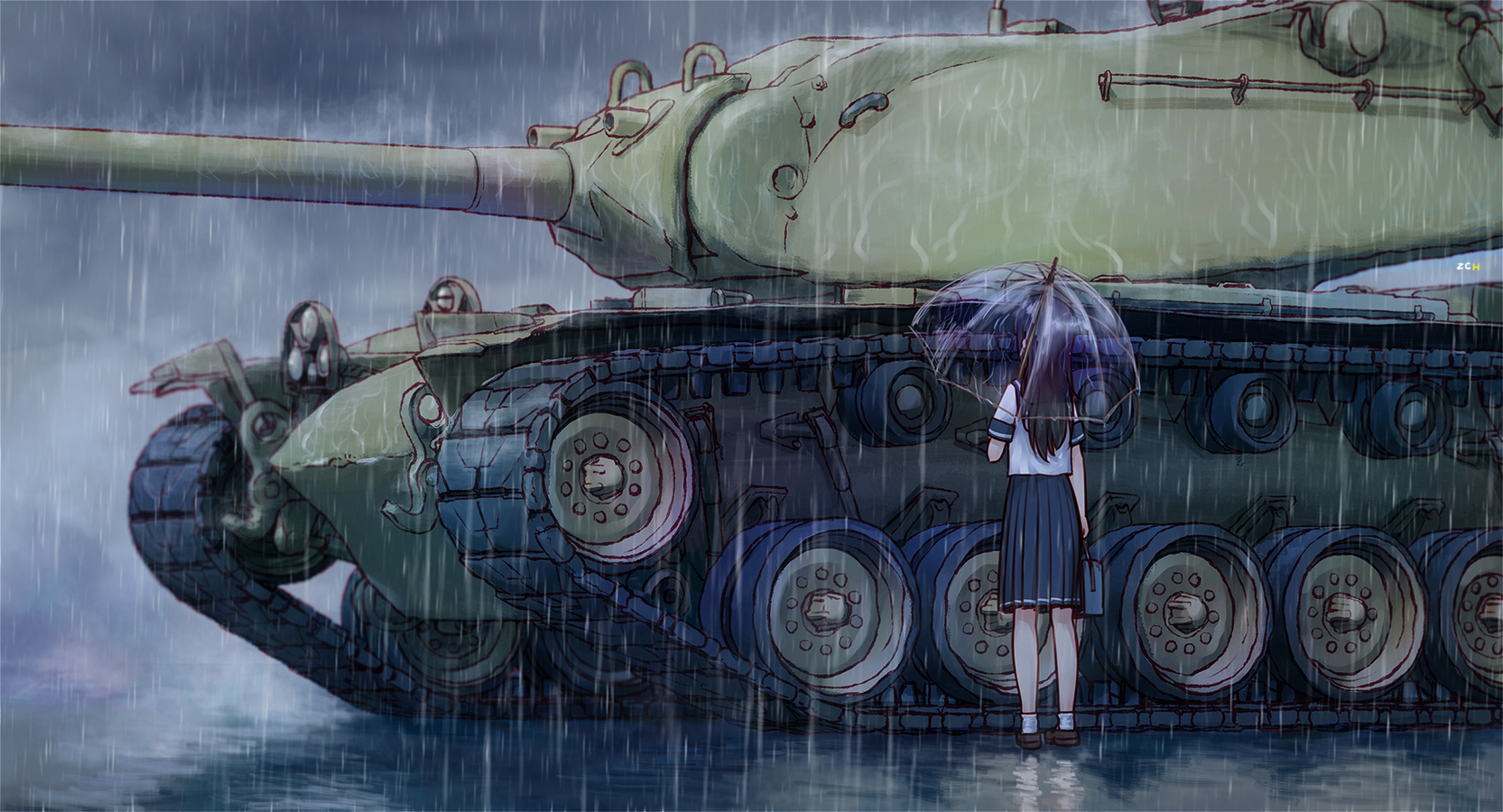 4532007 Bradley Fighting Vehicle, anime girls, tank, Girls und Panzer,  weapon, anime, gun, short hair - Rare Gallery HD Wallpapers