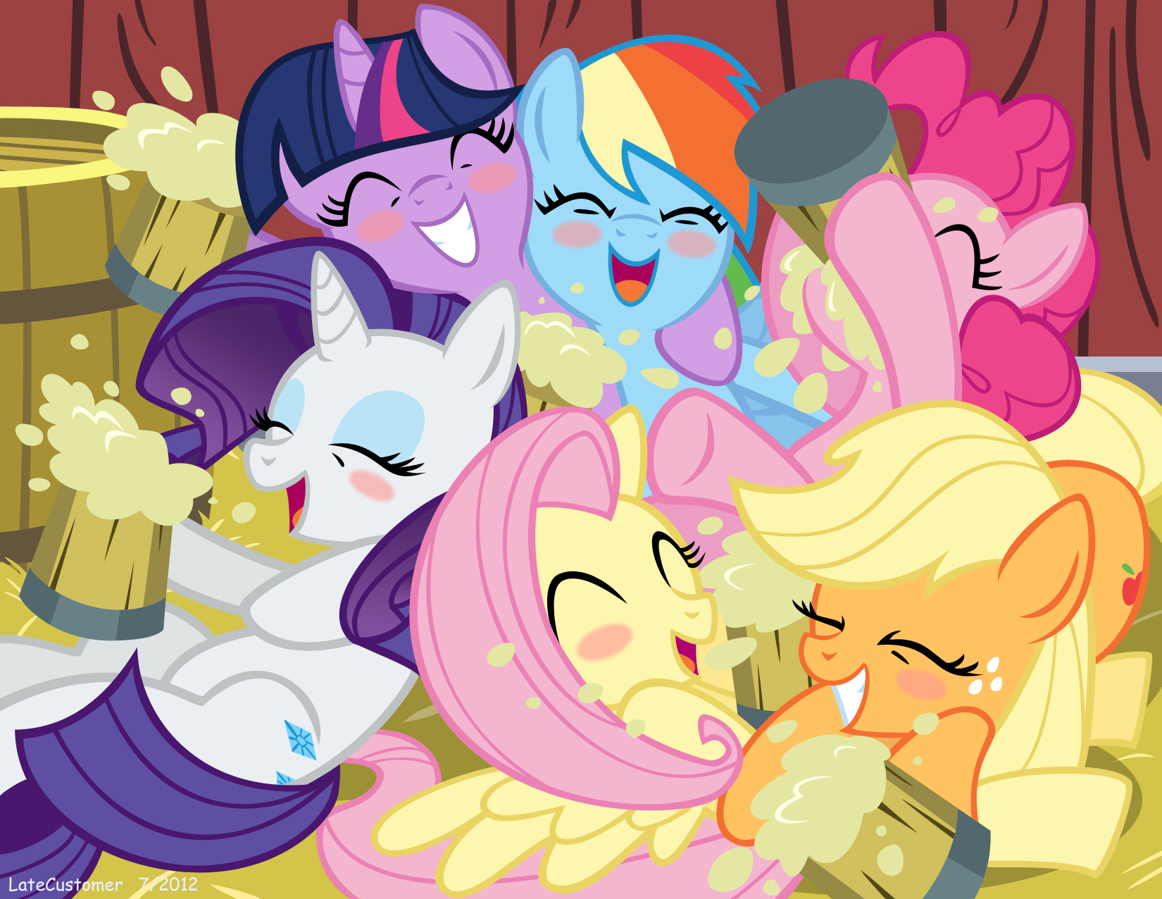 Applejack My Little Pony Fluttershy My Little Pony Pinkie Pie Rainbow Dash Rarity My Little Pony Twi 1650x1276