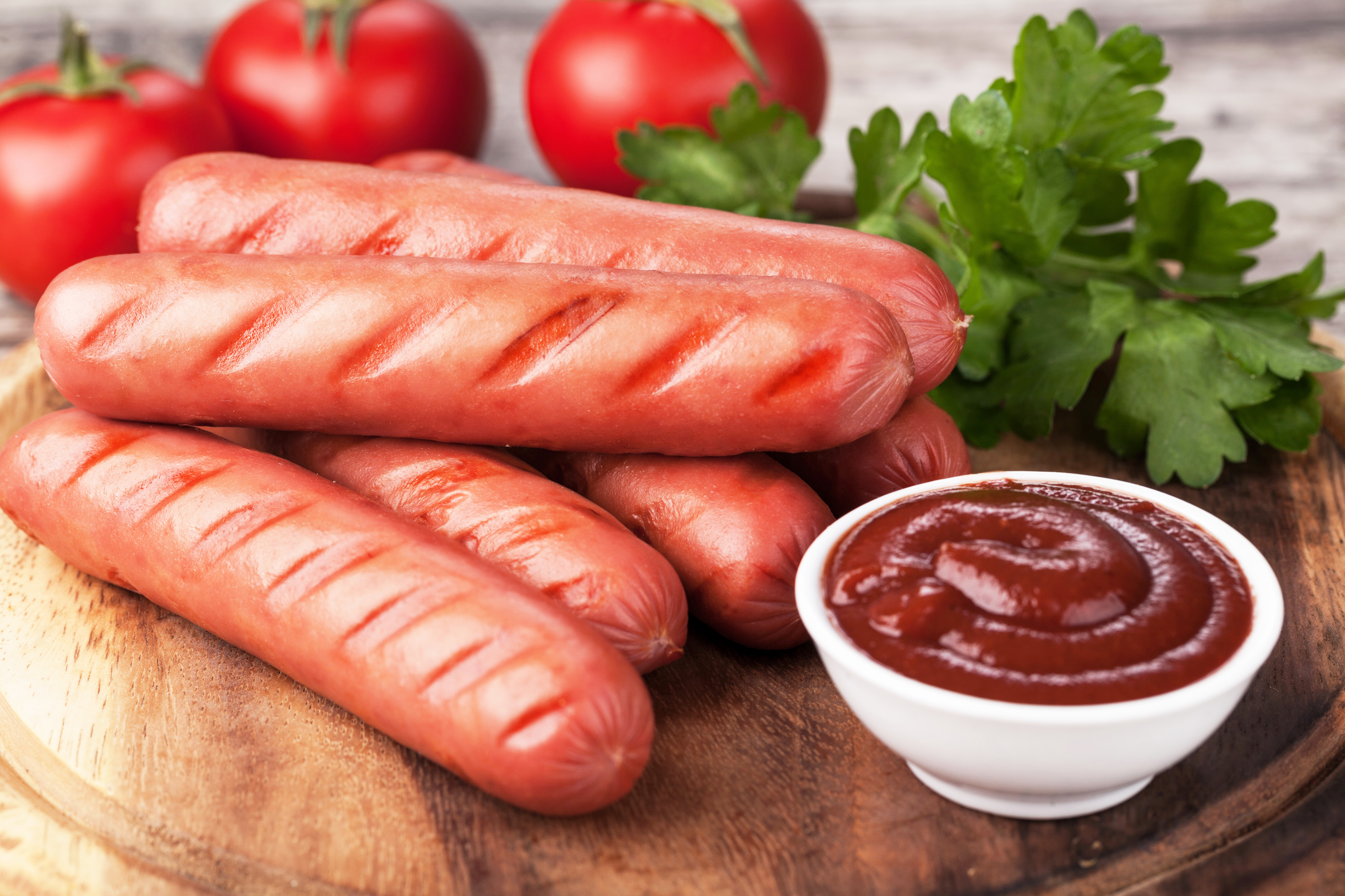 Ketchup Meat Sausage 5616x3744