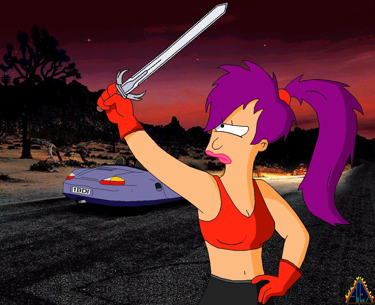 Futurama Leela Futurama 1280x1042