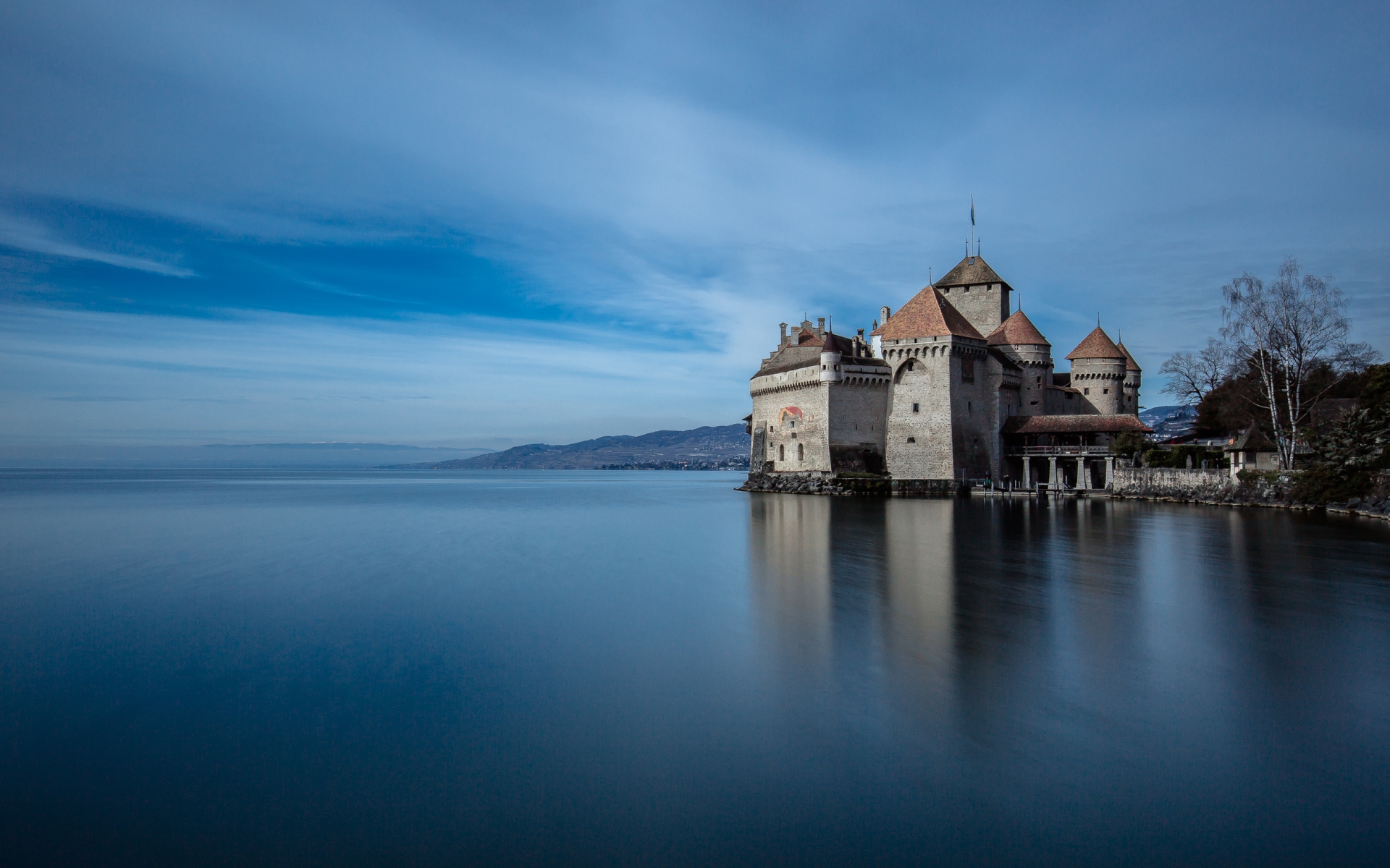 Man Made Chateau De Chillon 1920x1200