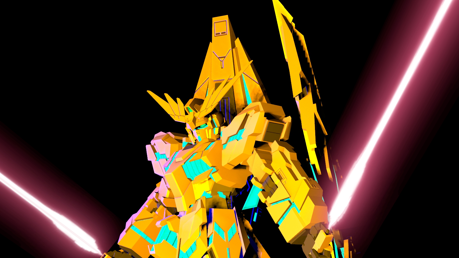 Gundam Unicorn Gundam Gundam Unicorn Phenex Wings Source Filmmaker 1600x900