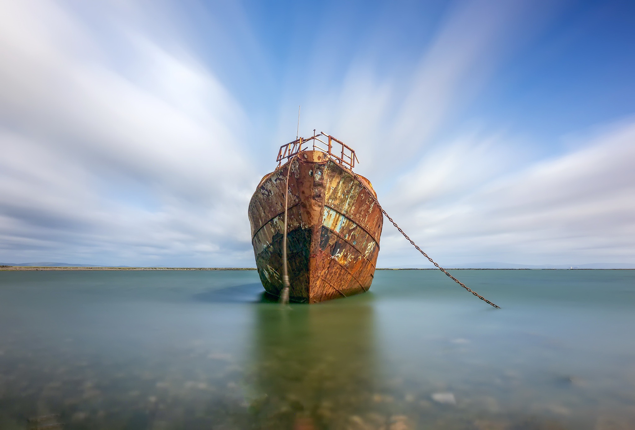 Sea Shipwreck Ship Vehicle 2048x1386