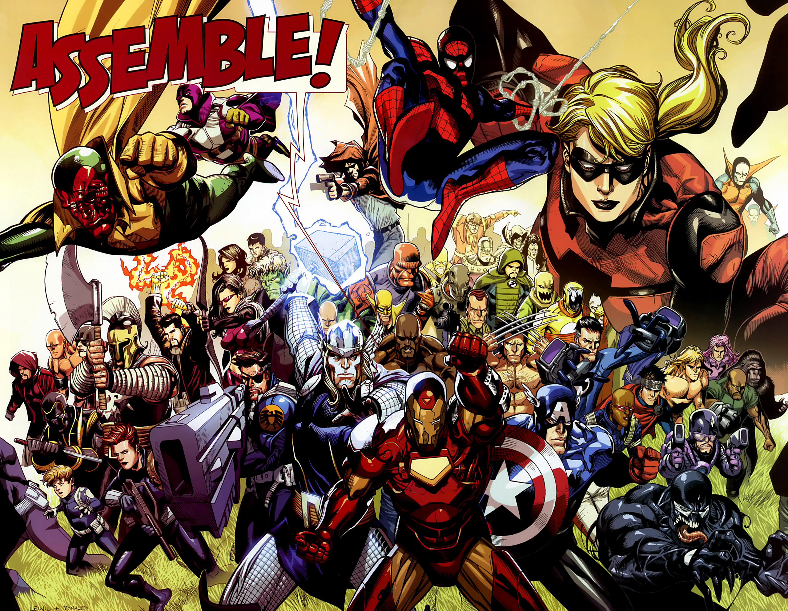 Captain America Iron Fist Iron Man Ka Zar Marvel Comics Marvel Comics Mister Fantastic Nick Fury Ree 2560x1986