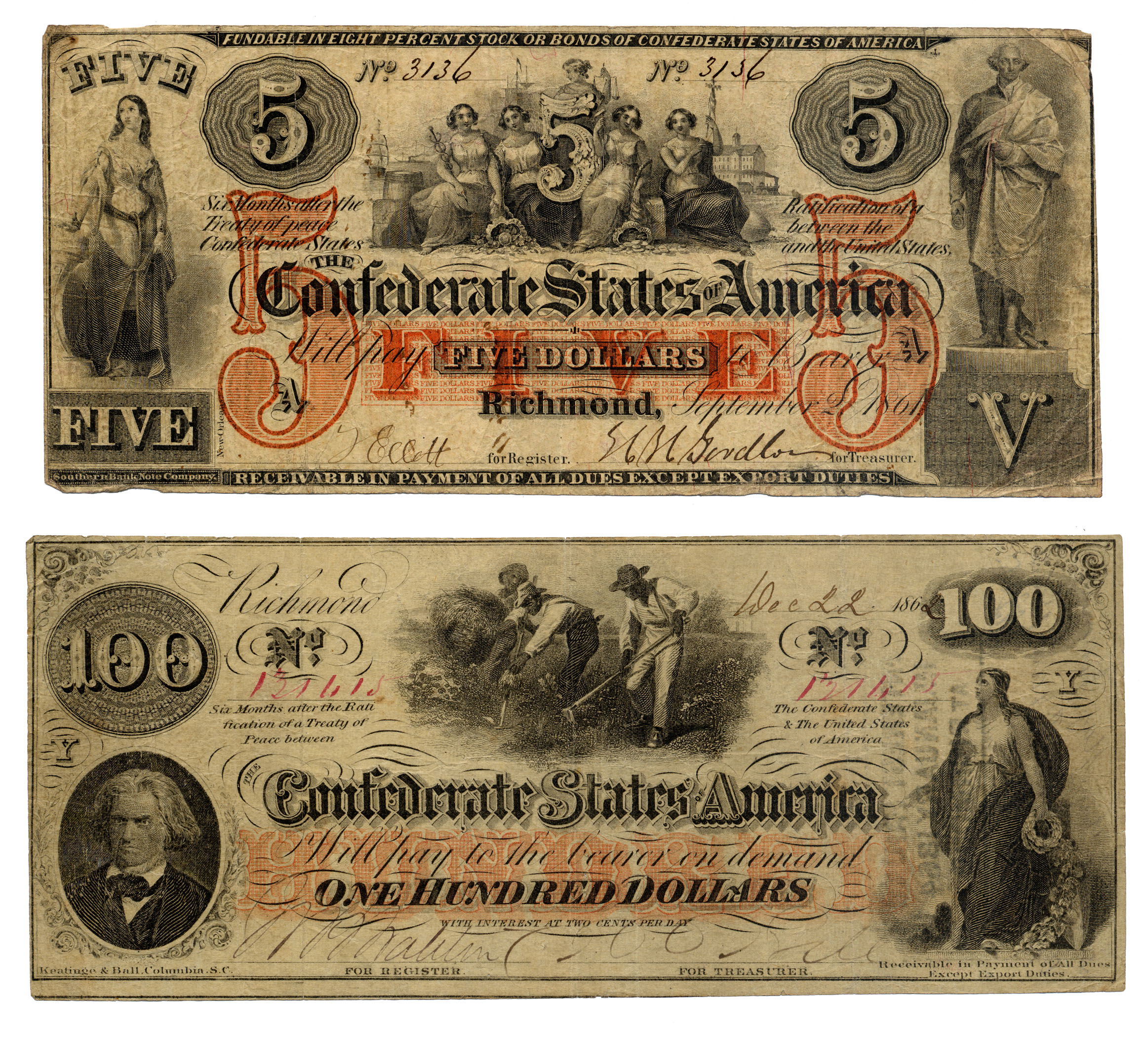 Man Made Confederate States Of America Dollar 2325x2100