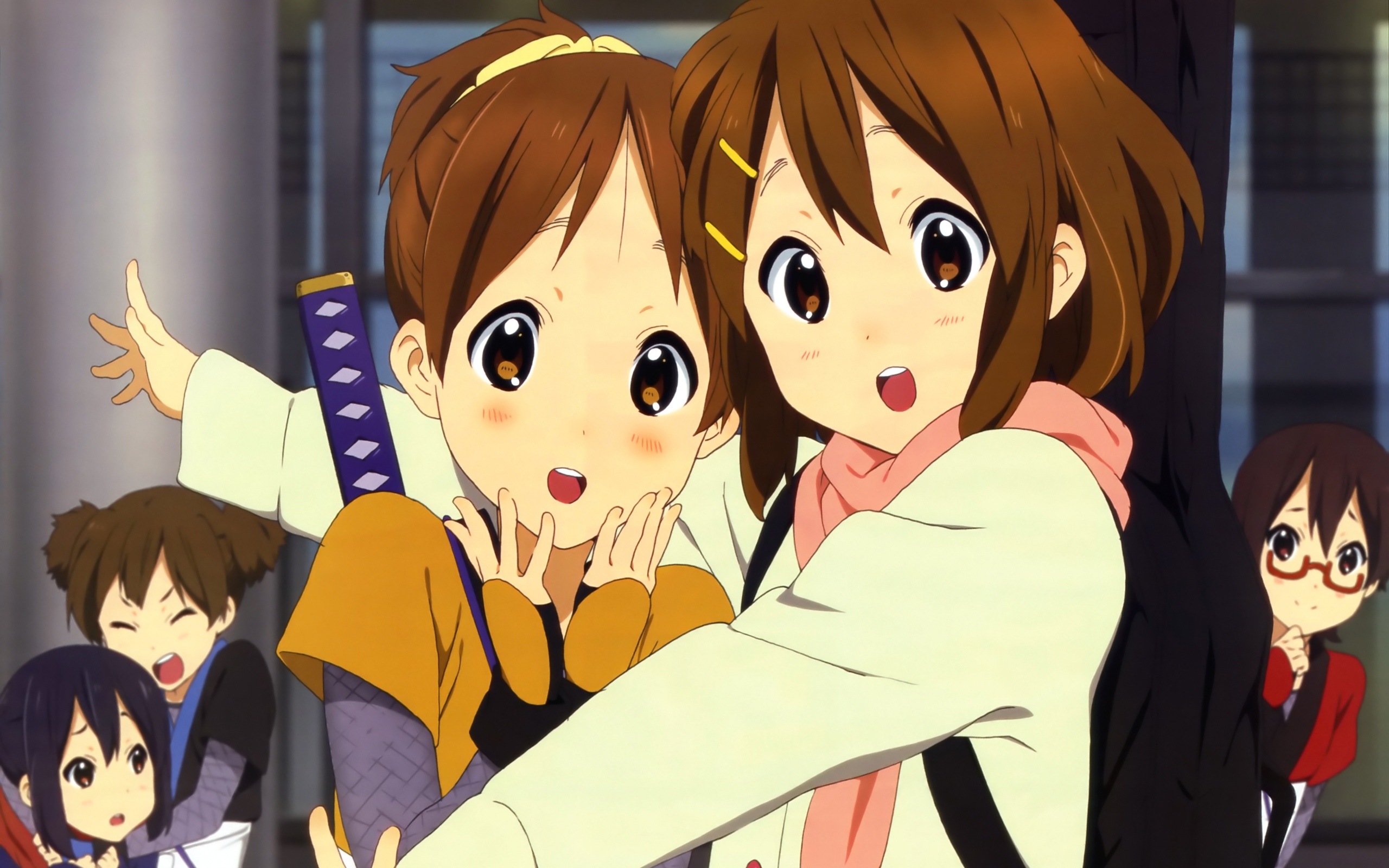 Azusa Nakano Jun Suzuki Nodoka Haramura K On Ui Hirasawa Yui Hirasawa 2560x1600