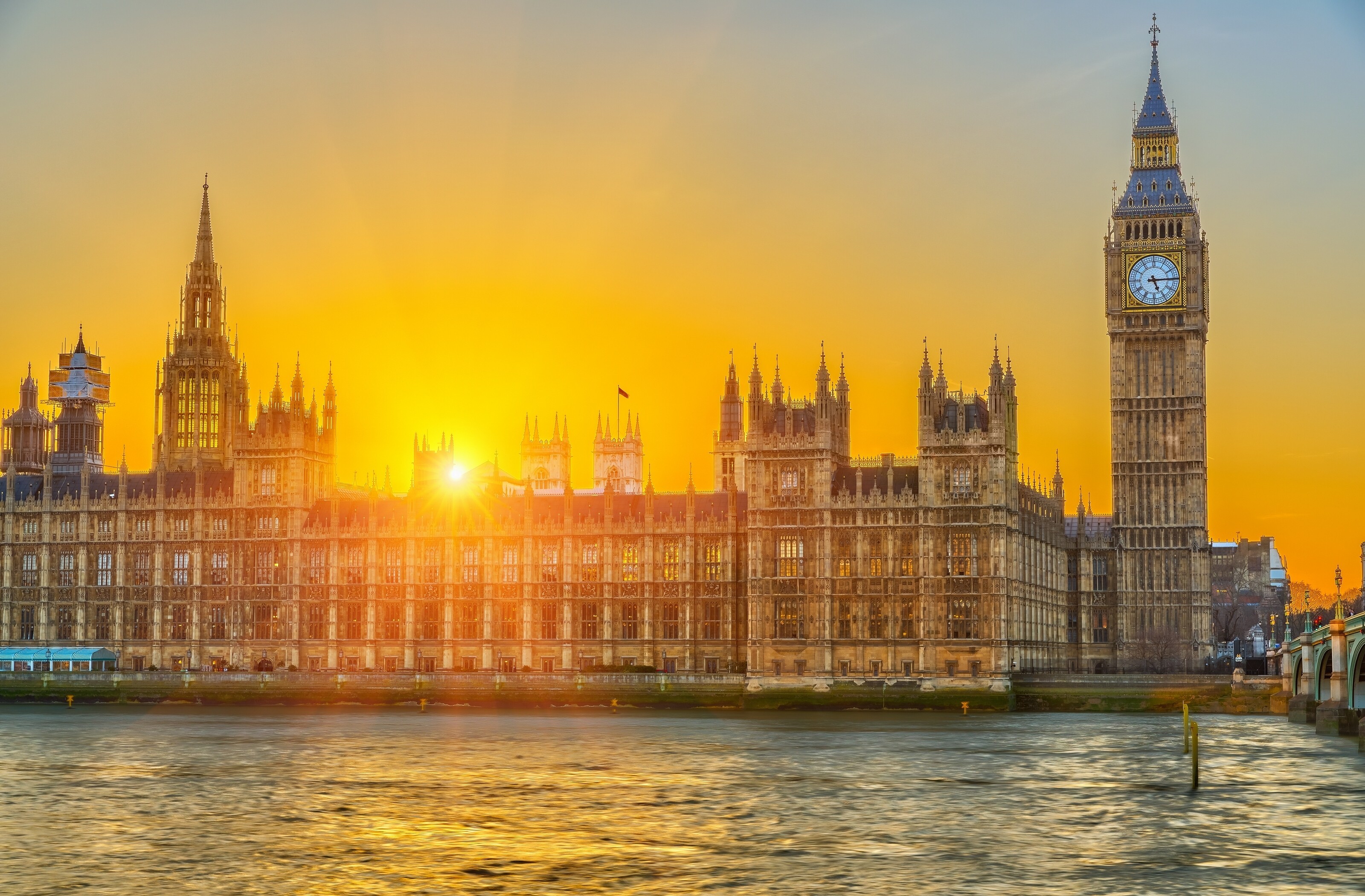 England London Palace Of Westminster Sunset 3200x2100