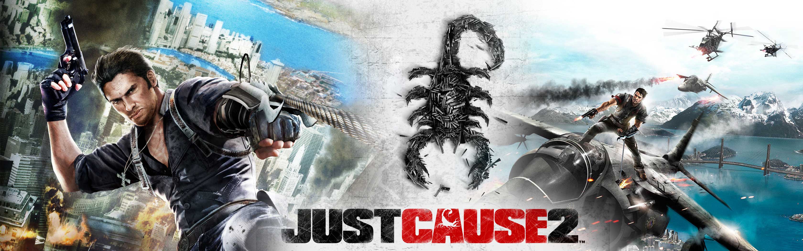 Video Game Just Cause 2 3360x1050