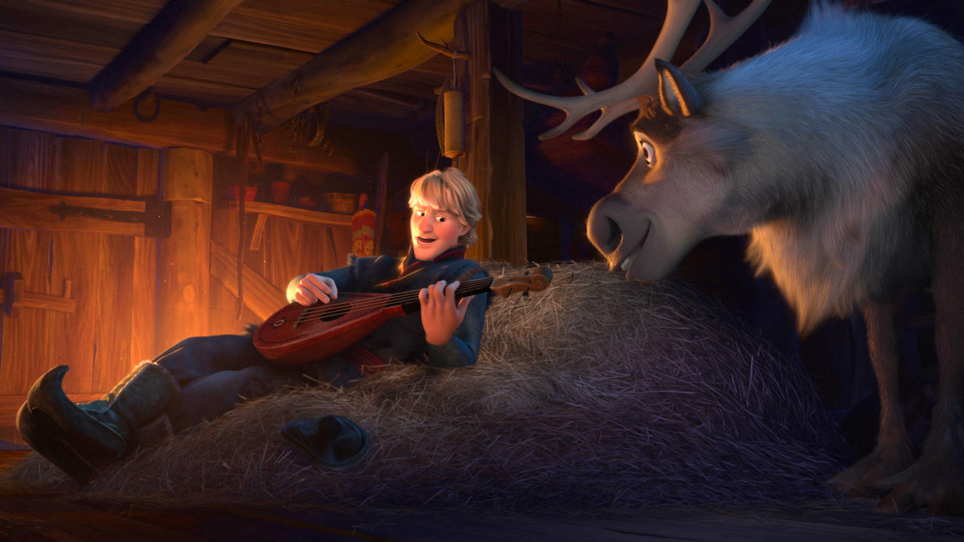 Kristoff Frozen Sven Frozen 1920x1080