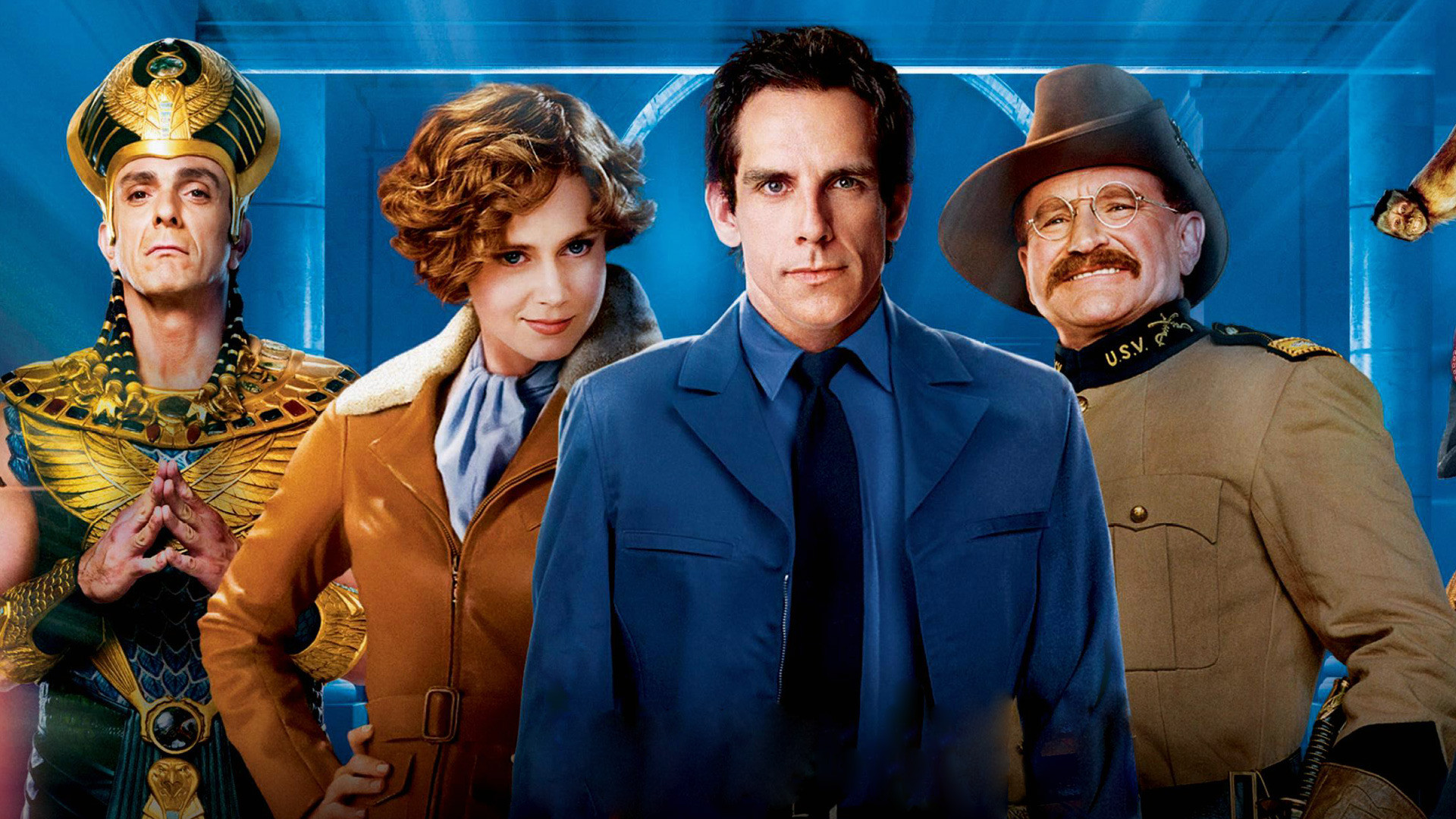 Ben Stiller Larry Daley Robin Williams Teddy Roosevelt 1920x1080