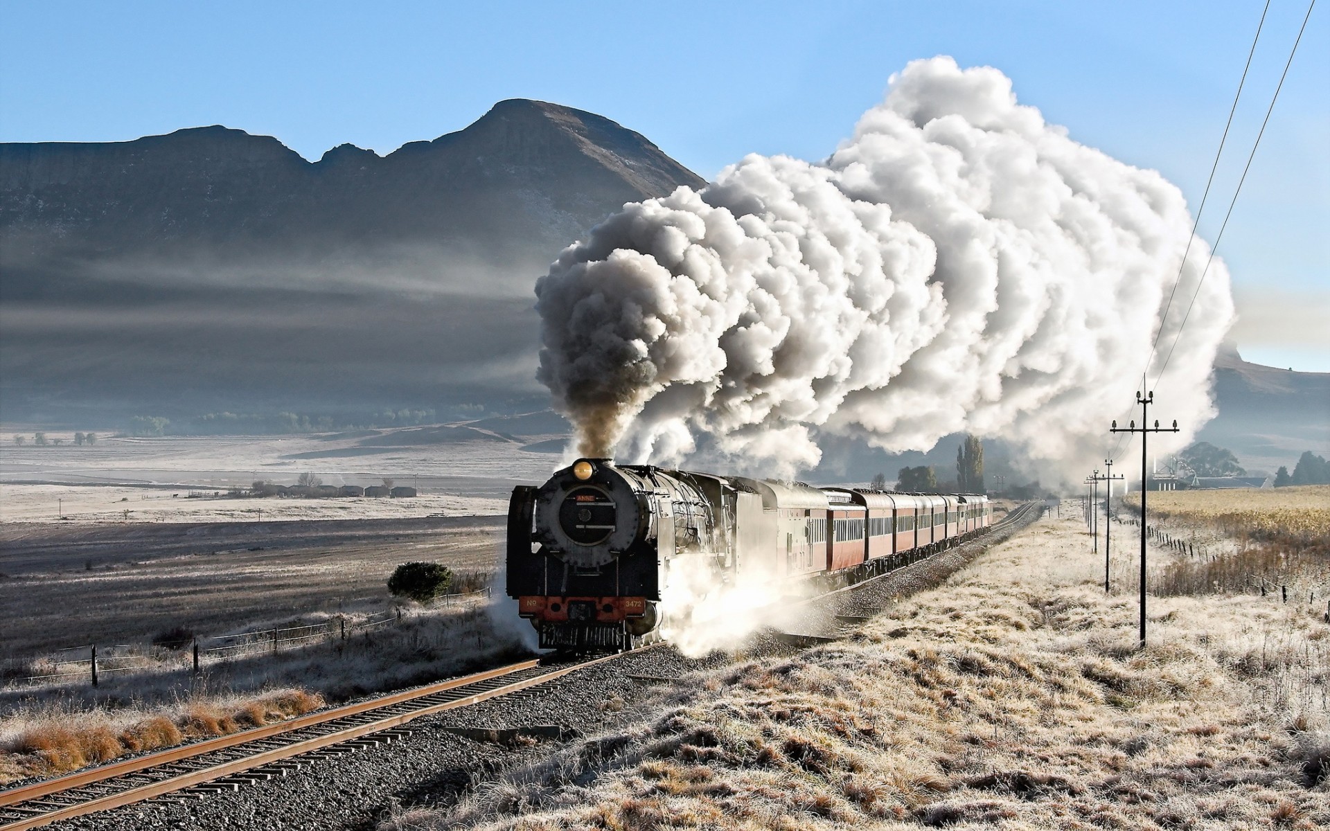 Locomotive Smoke Steam Train 1920x1200