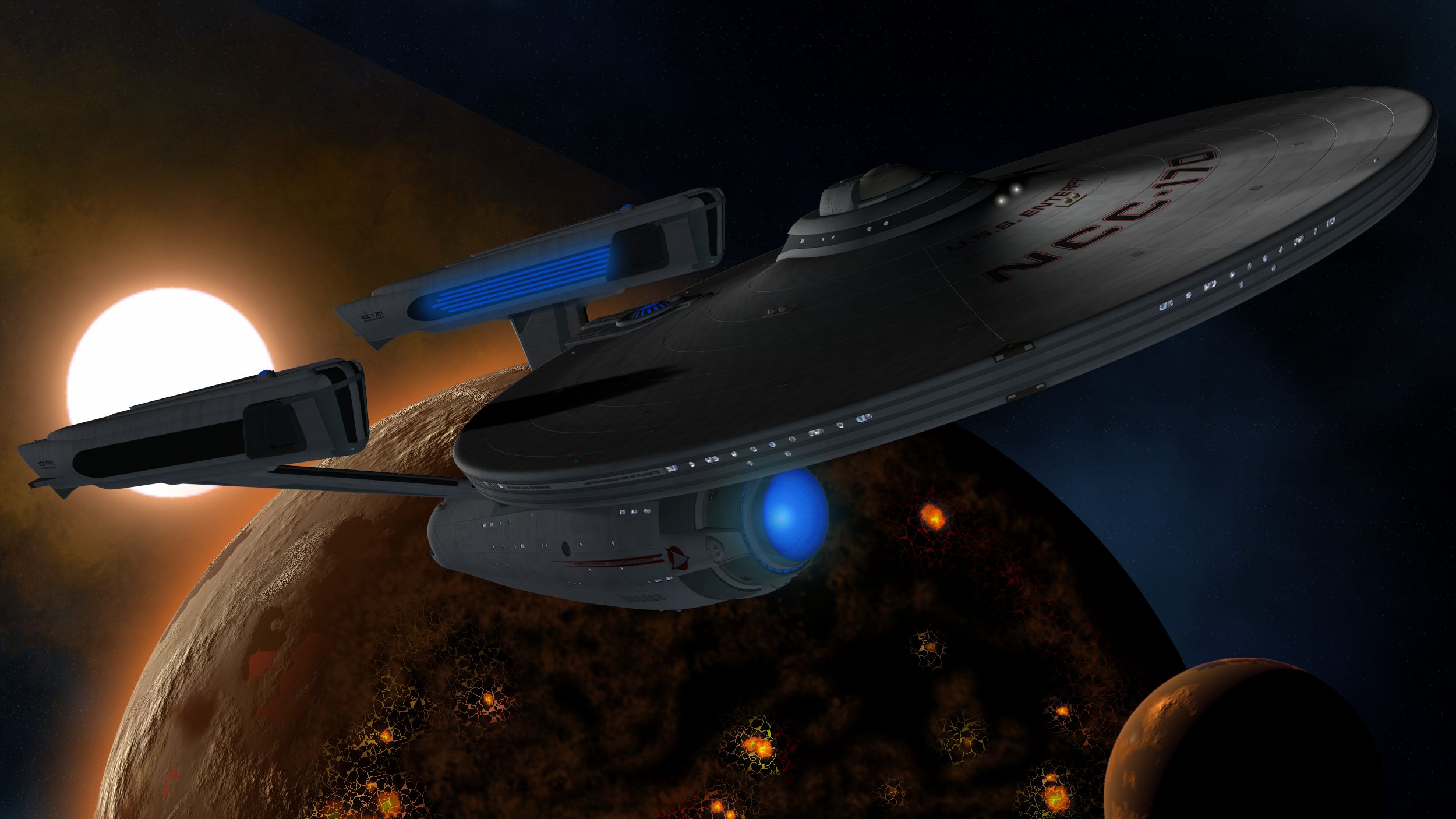 Enterprise Star Trek Star Trek 2500x1406