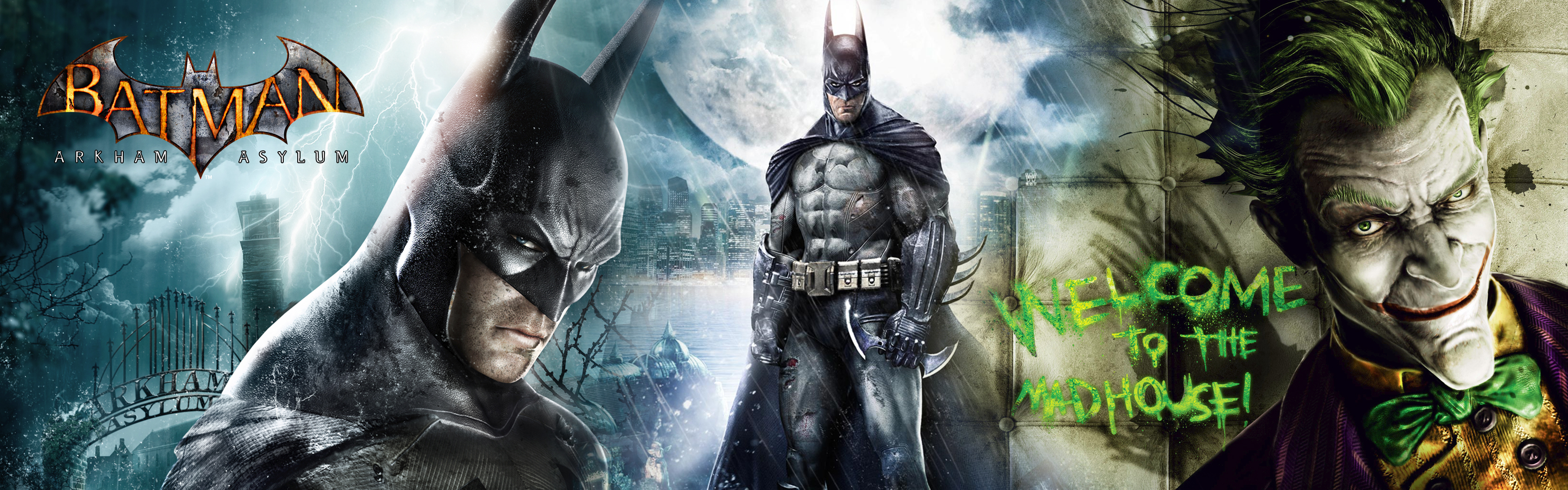 Video Game Batman Arkham Asylum 3360x1050
