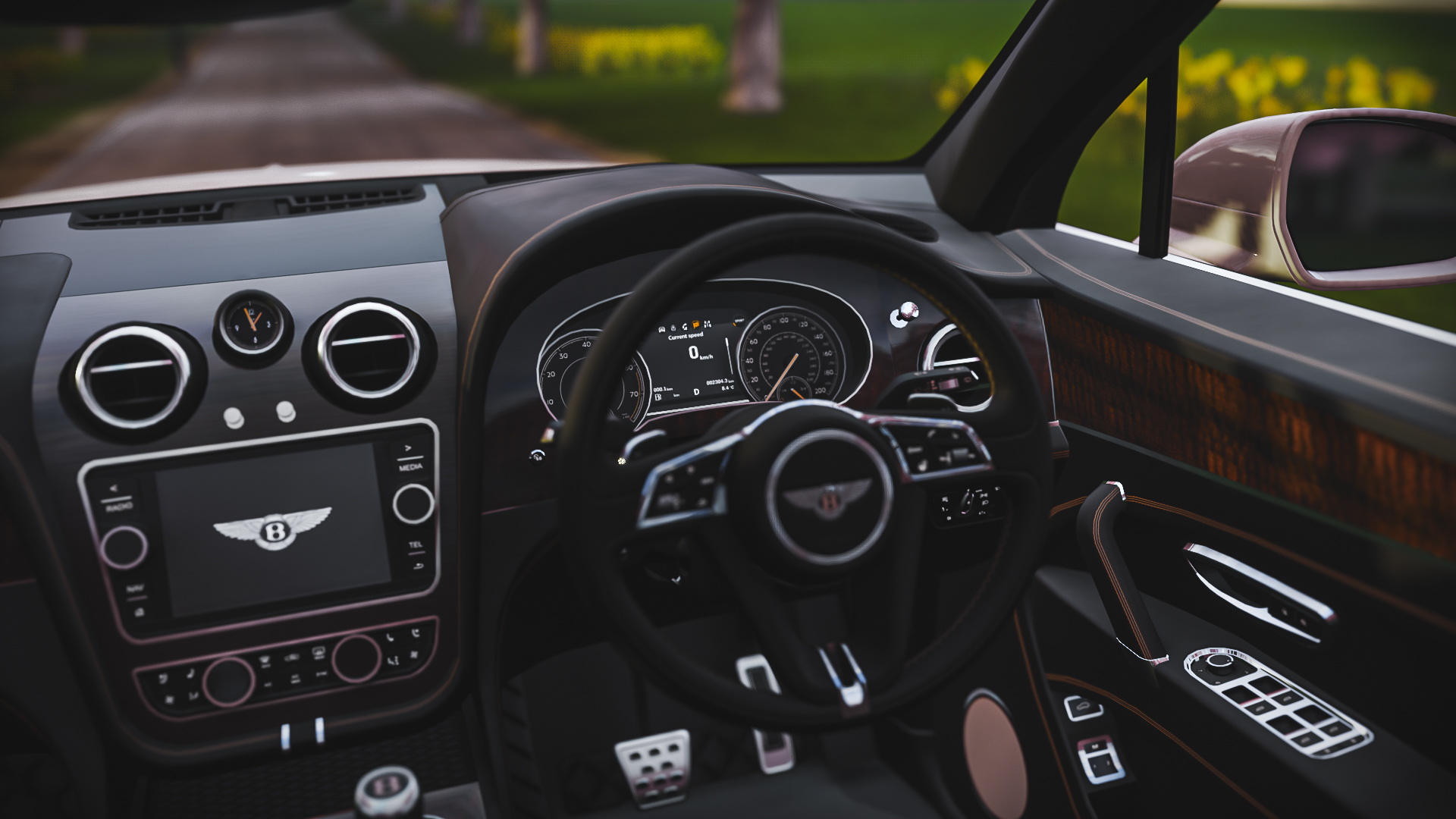 Bentley Bentayga Bentley Forza Forza Horizon 4 Car Car Interior Vehicle Interiors SUV Video Games Ve 1920x1080