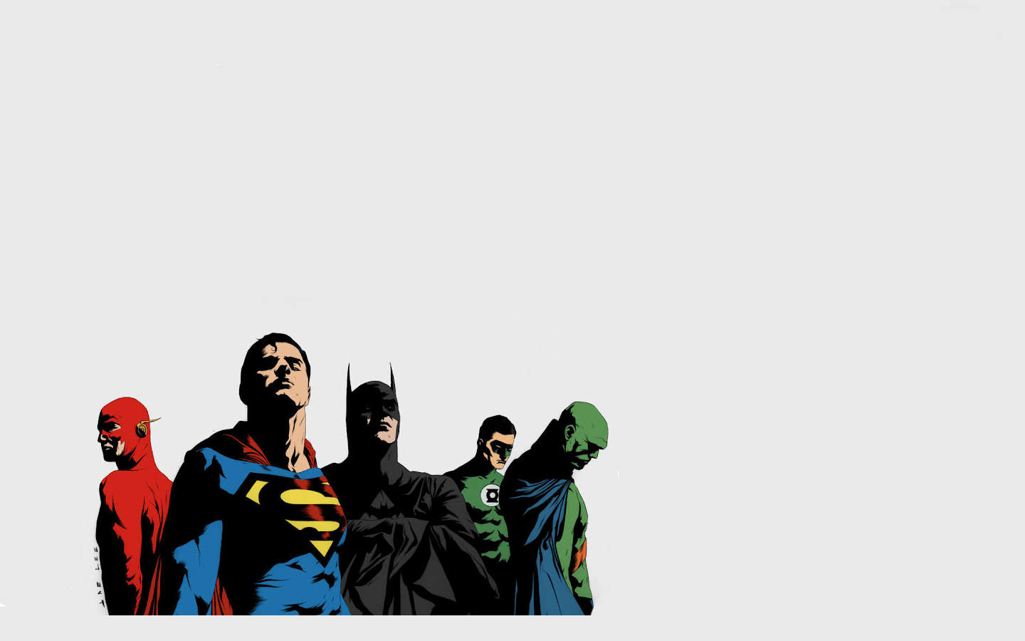 Batman Dc Comics Flash Green Lantern Justice League Martian Manhunter Superman 1440x900