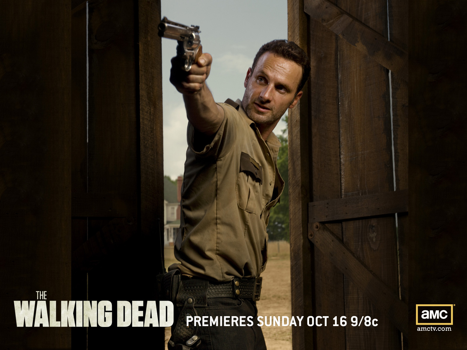 Andrew Lincoln Horror Rick Grimes The Walking Dead 1600x1200