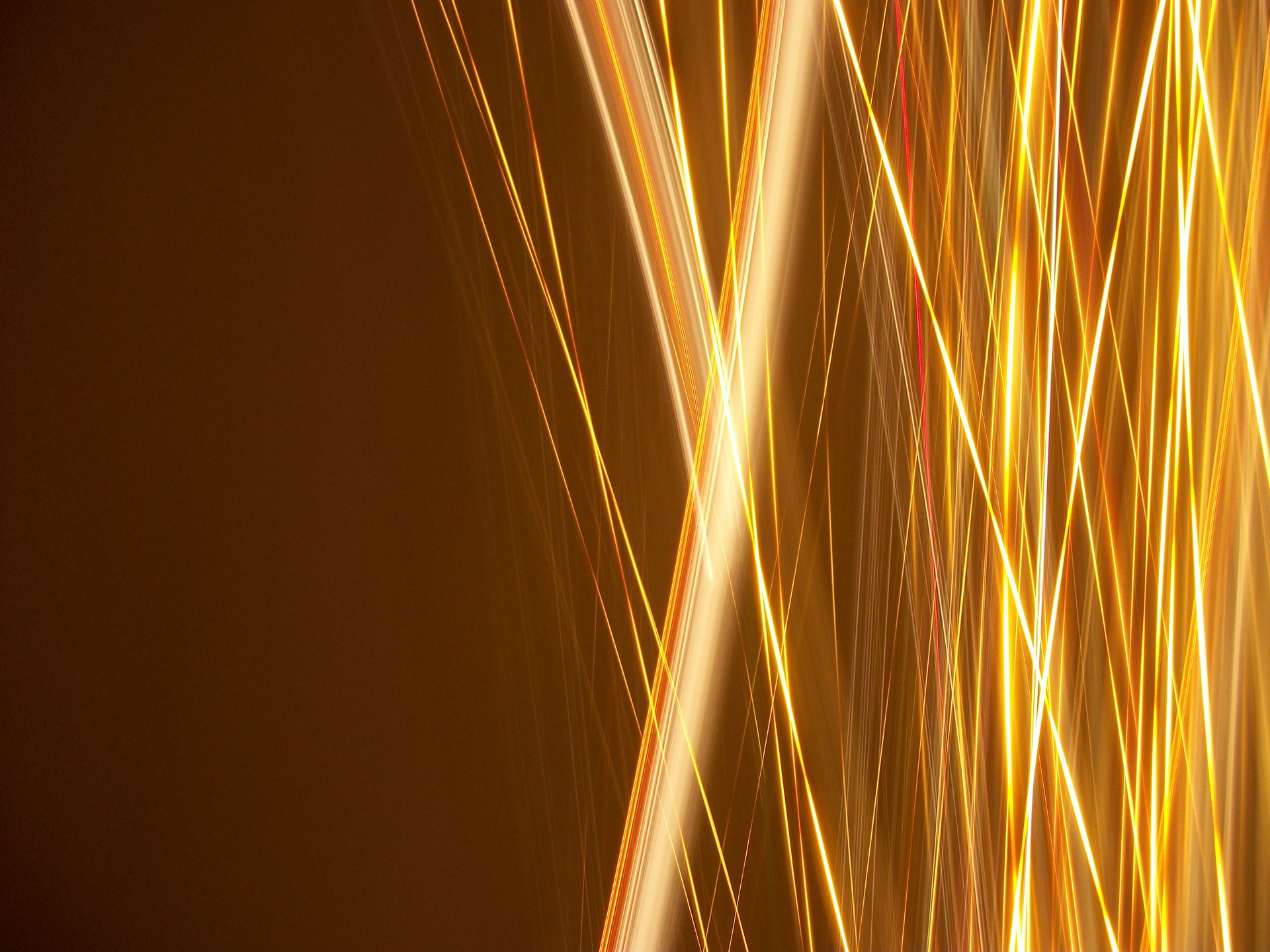 Abstract Artistic Camera Toss Gold Kinetic Light Lines Photography Stripes Time Lapse Yellow 1920x1440