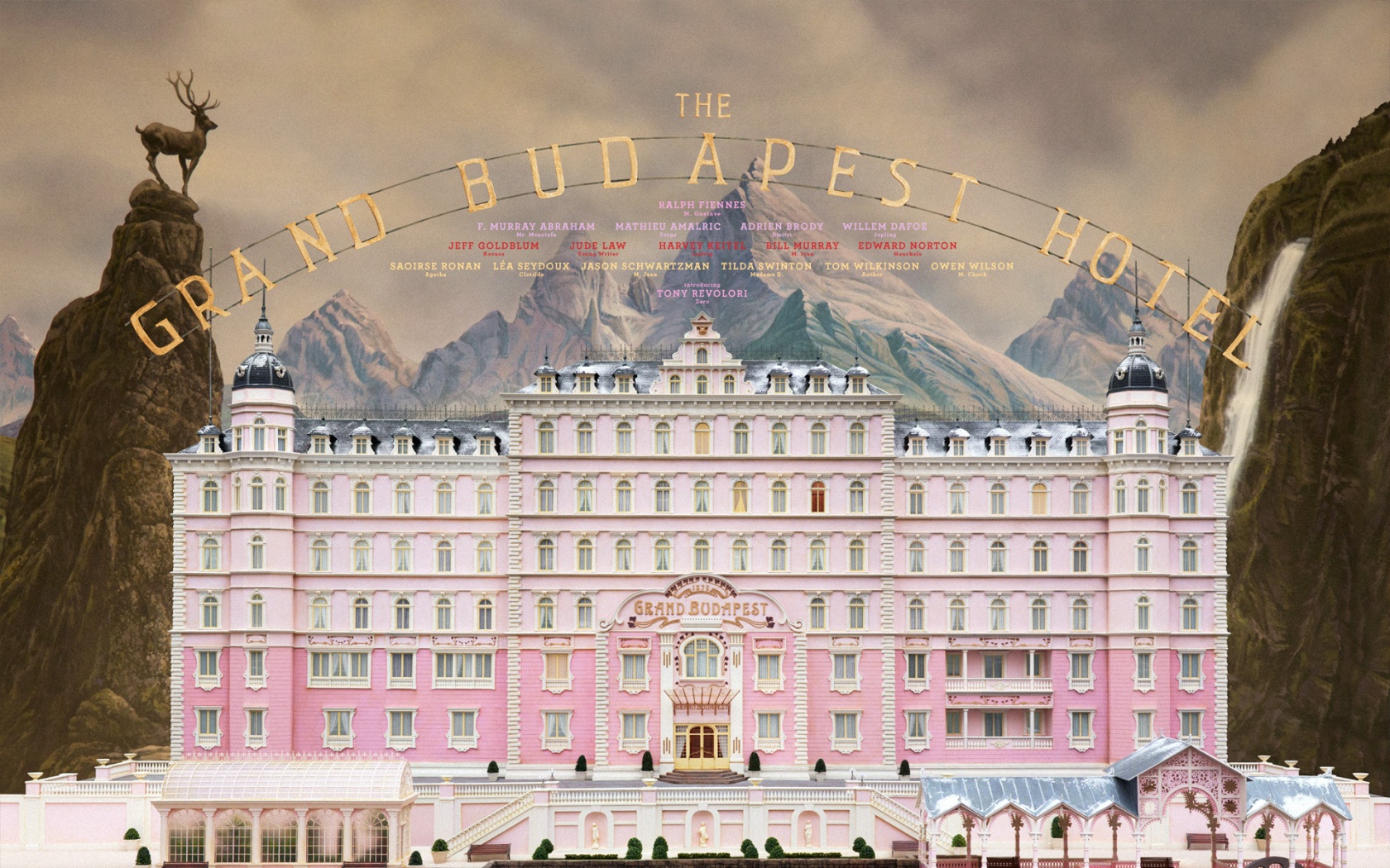 Budapest Hotel Poster 1680x1050
