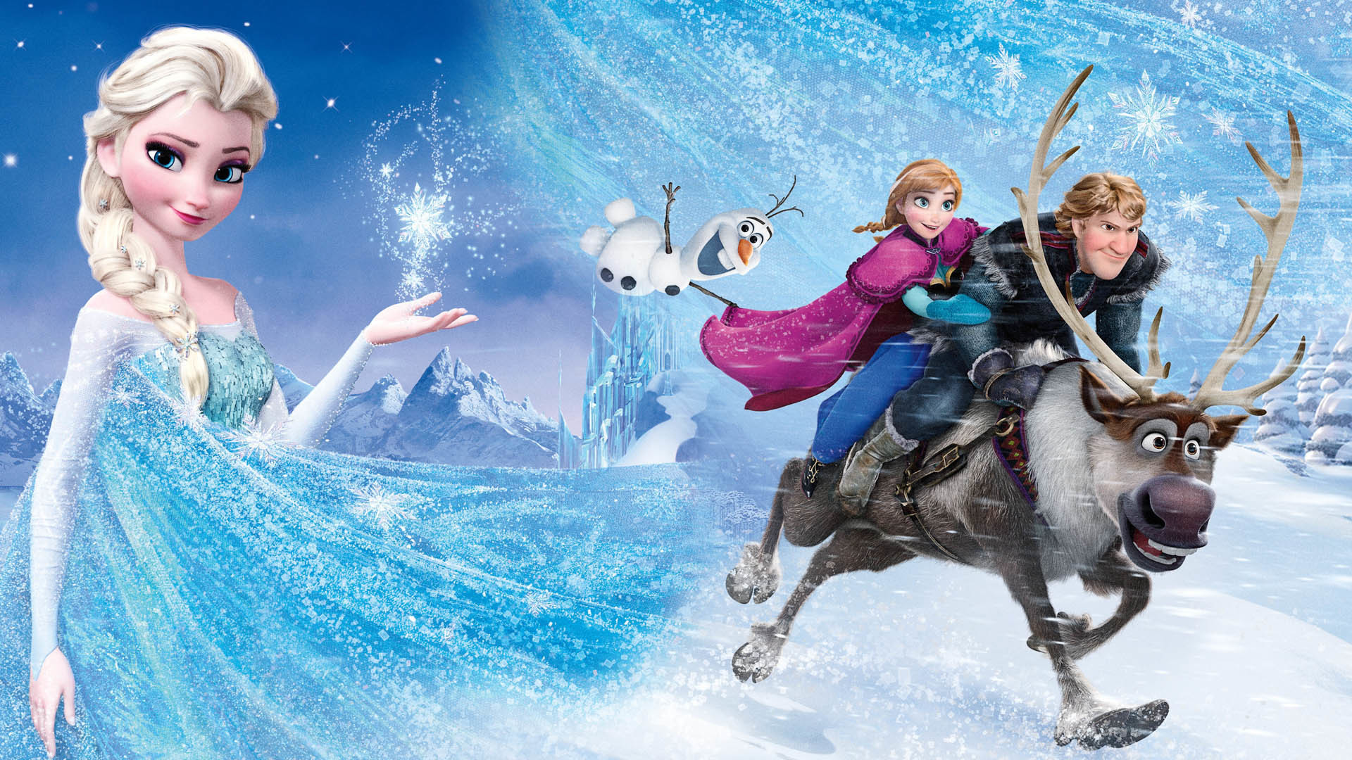 Anna Frozen Elsa Frozen Frozen Movie Kristoff Frozen Olaf Frozen Sven Frozen 1920x1080