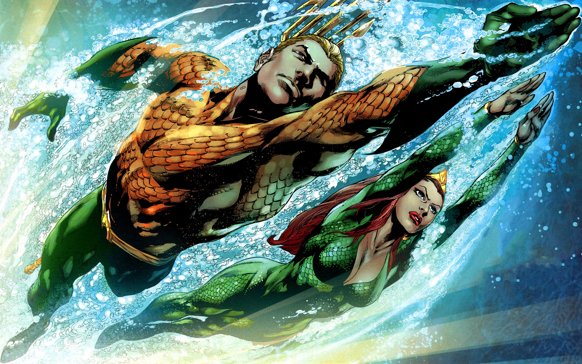 Aquaman Mera Dc Comics 1920x1200